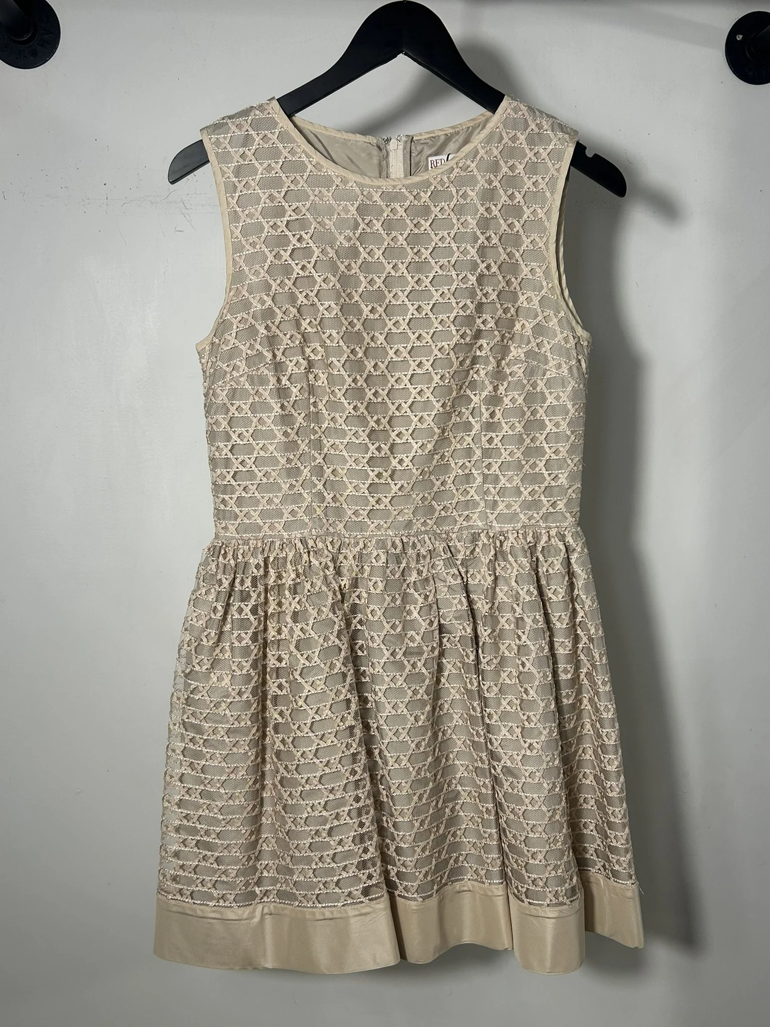 Red Valentino Pink Eyelet Lace Dress