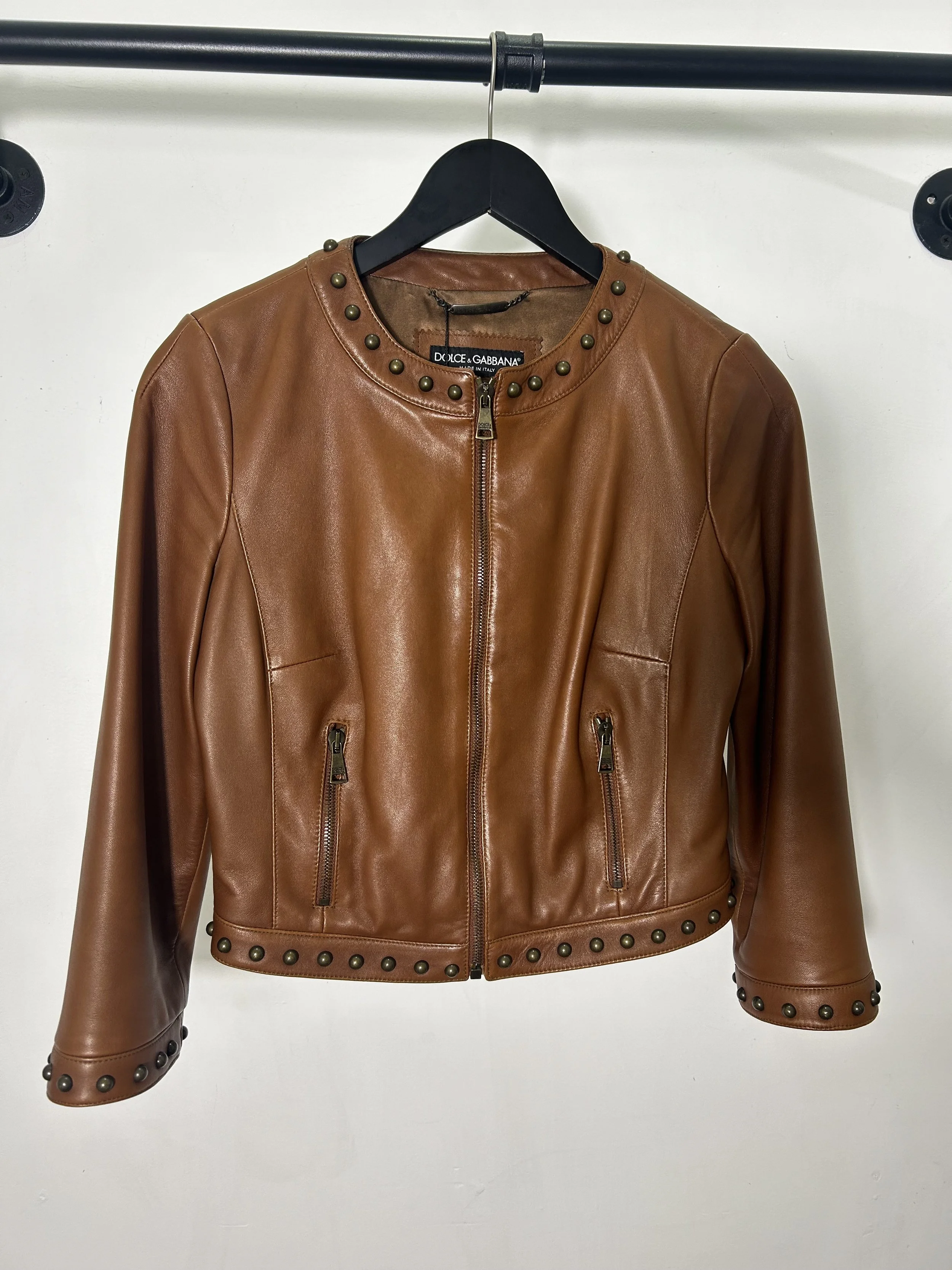 Dolce & Gabbana Leather Jacket