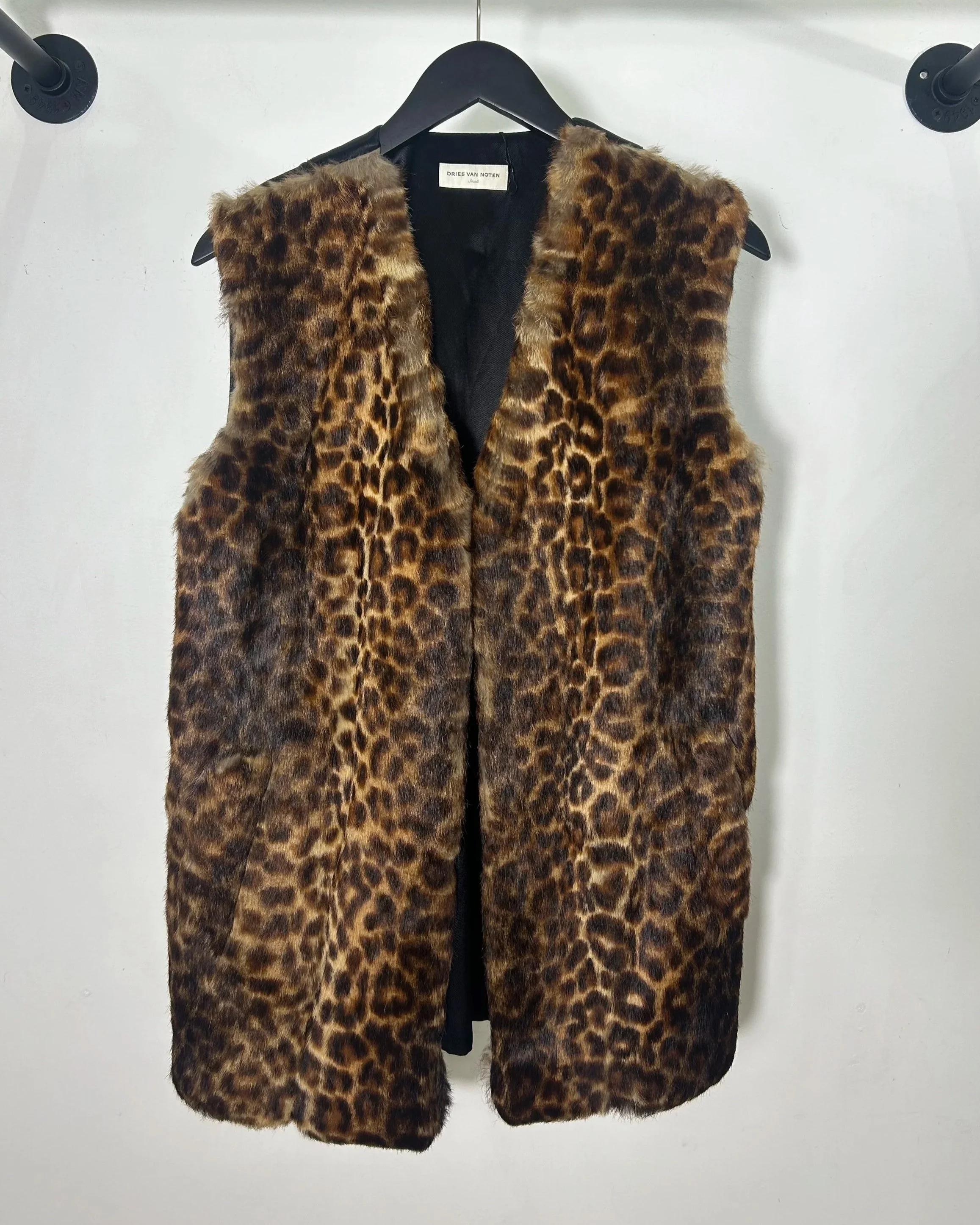 Dries Van Noten Fur Vest
