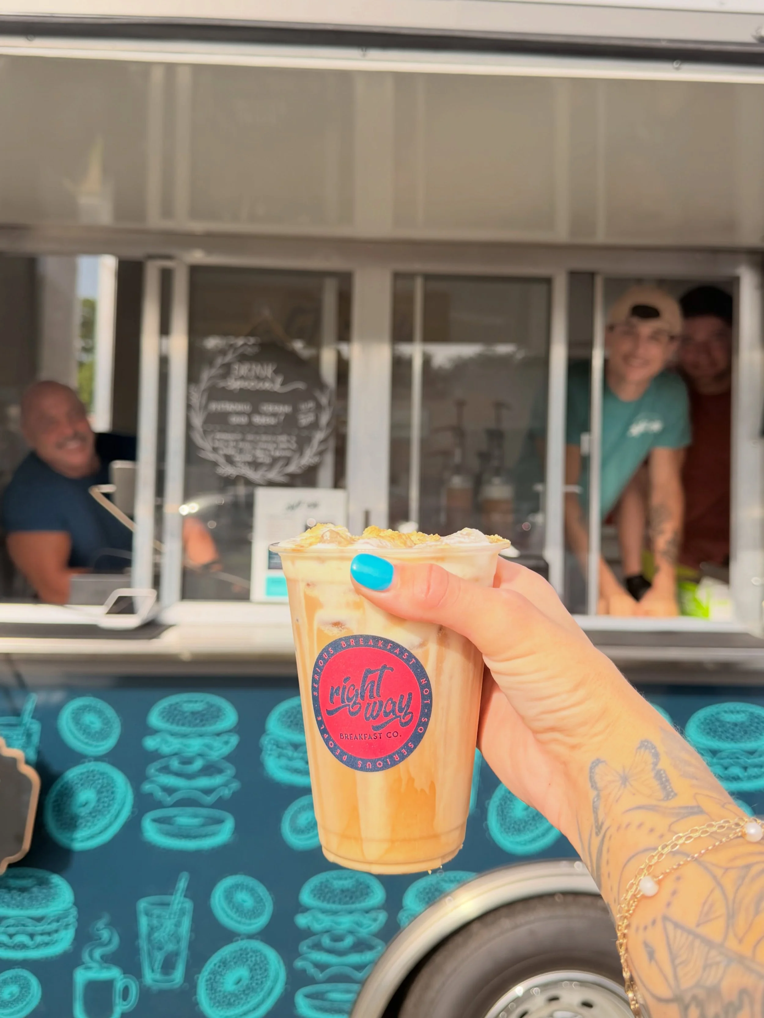 It&rsquo;s our last days of our Pistachio Cream Cold Brew! Grab it before it&rsquo;s gone, August is almost here 🤭

Pistachio cream cold brew topped with maple cold foam and graham cracker dust. YUM. Only the best featuring from @holykakow 

Side no