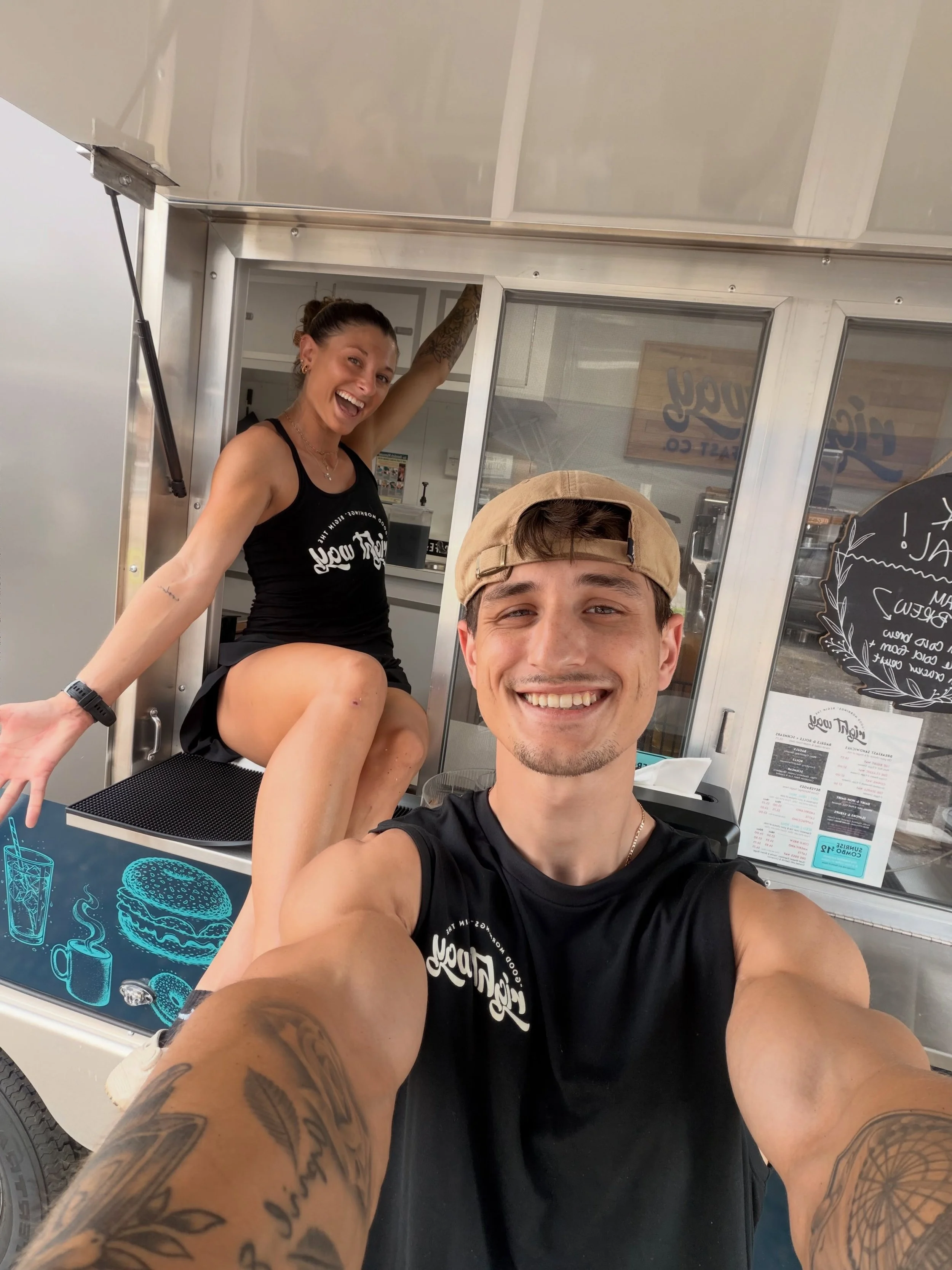 HAPPY MONDAY FRIENDS! Thank you for rollin&rsquo; with us, especially on a HOT day like today. 🥹🌞

Sold out for the day! Be back tomorrow, Same place. Same time.

Half and half cream cheese anyone? 👀 this blueberry lemon x strawberry schmear and o