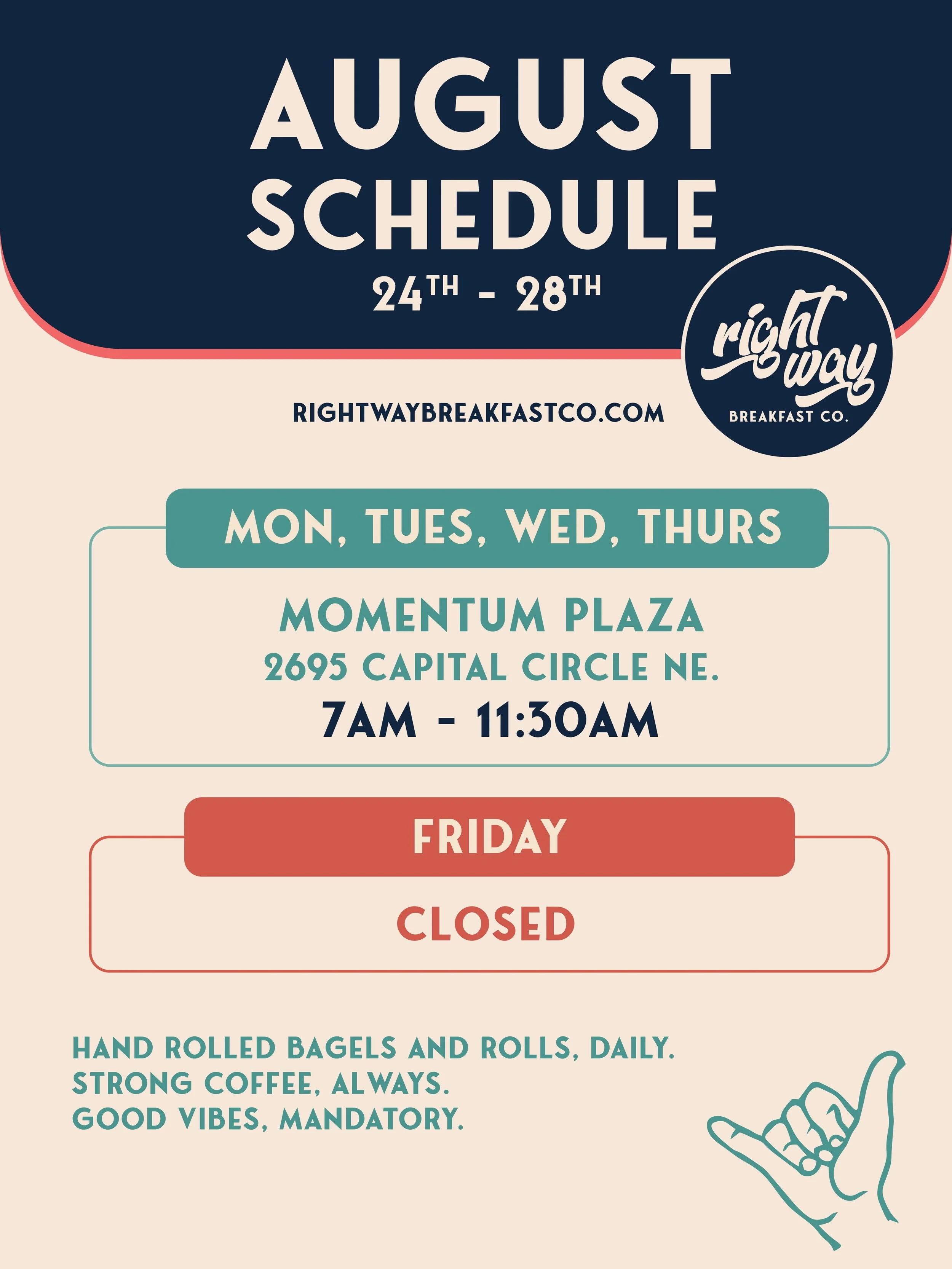 OKAY OKAY we heard you.. pistachio &amp; cheddar is officially here to stay 🎉 

Last week for our strawberry shortcake though, new items coming soon for the fall months 🤤 hehe.

See you in the morning! 🌞

#coffee #bagels #breakfast #tallahassee