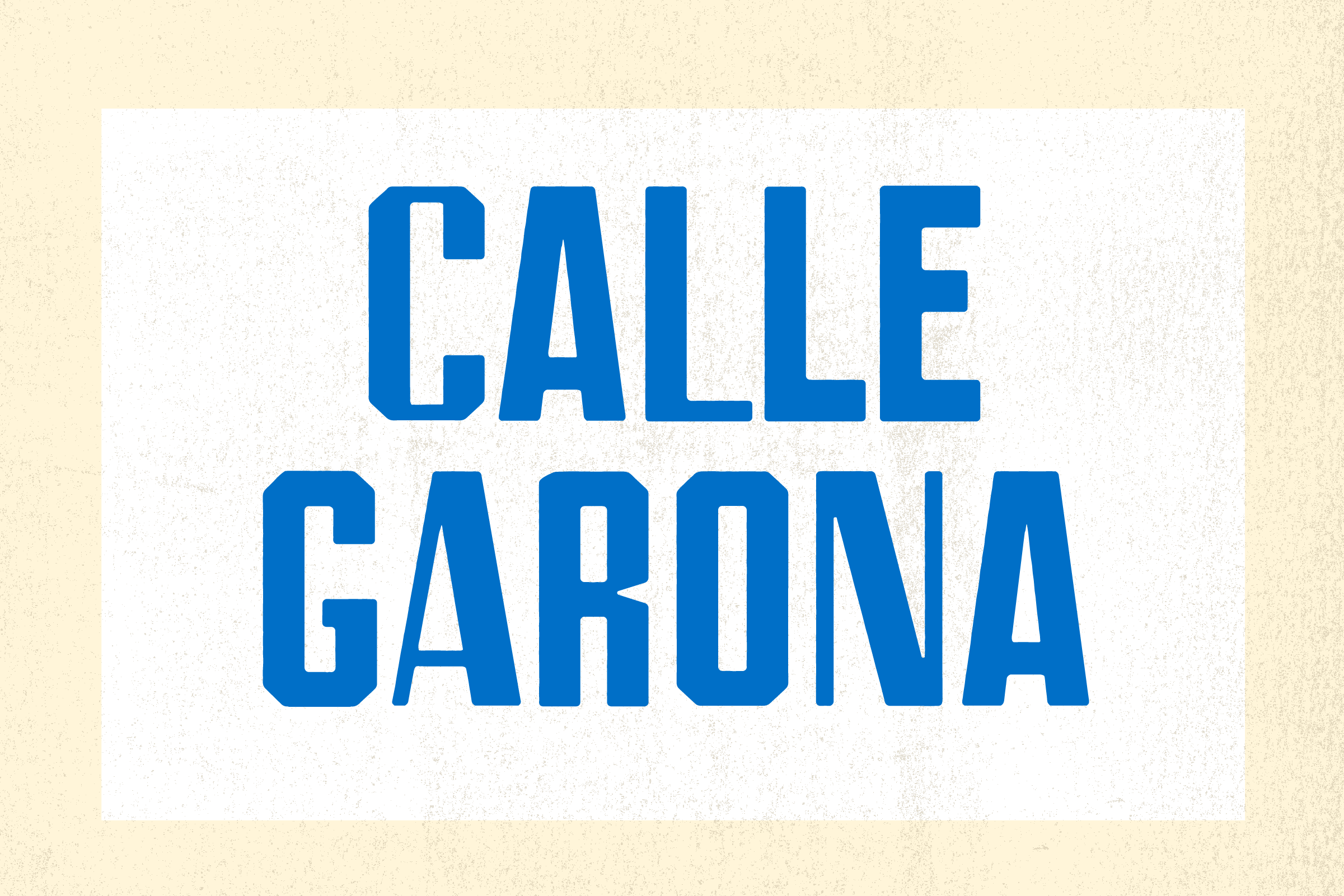 Calle Garona | Vintage Mediterranean Sans Serif Font