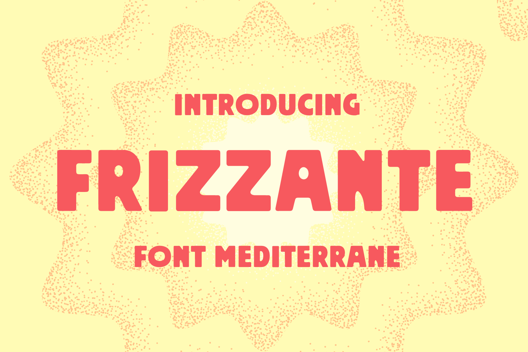 Frizzante | Playful Mediterranean Display Font
