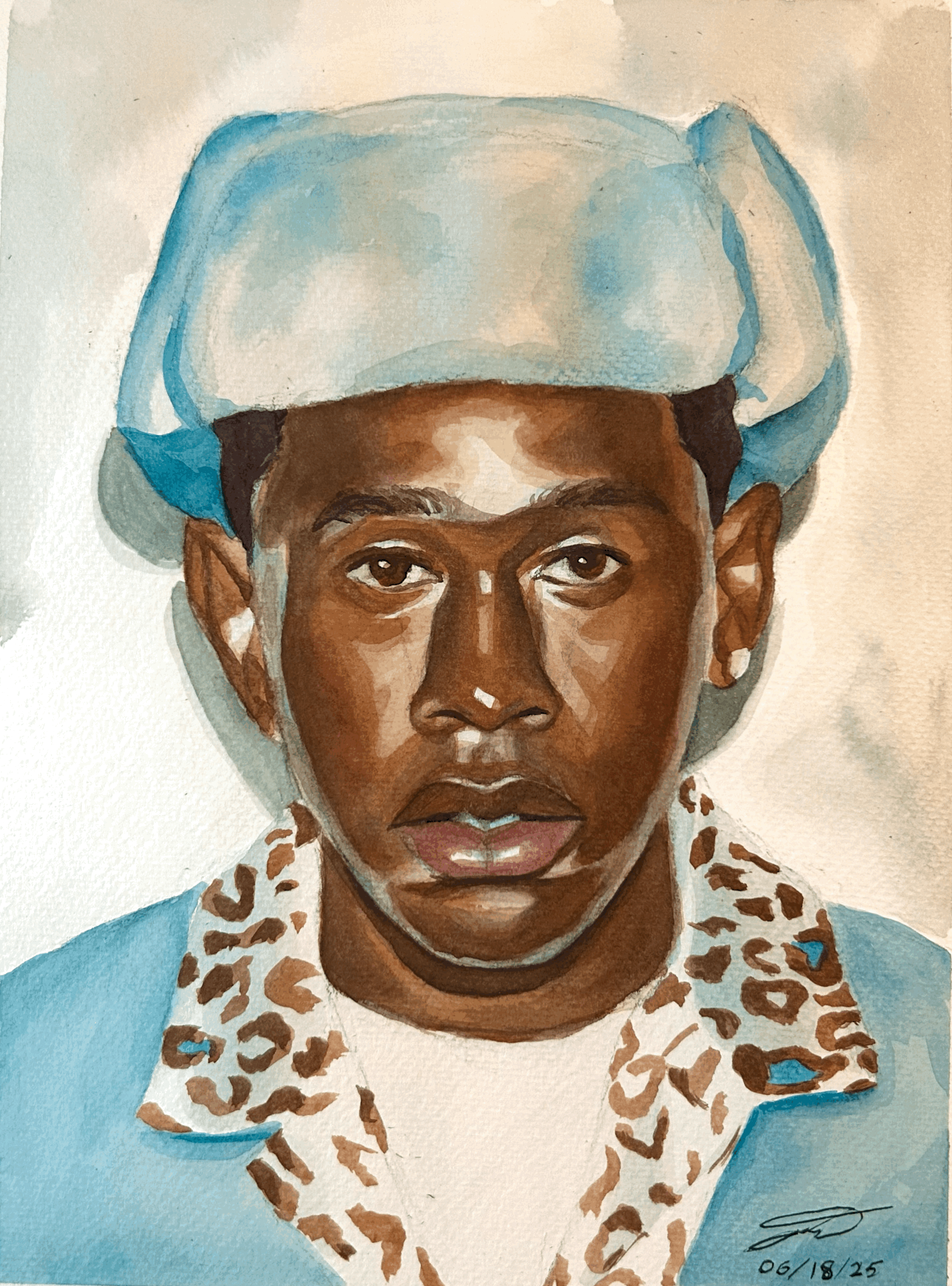 Tyler Watercolor Print