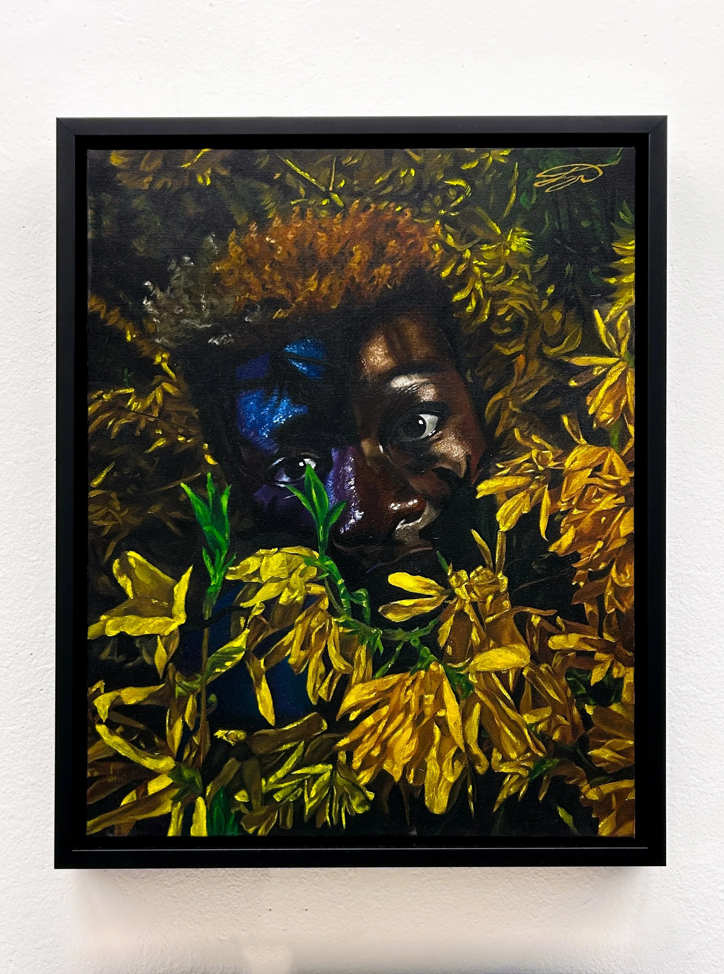 Beauty Hidden Amongst Forsythia