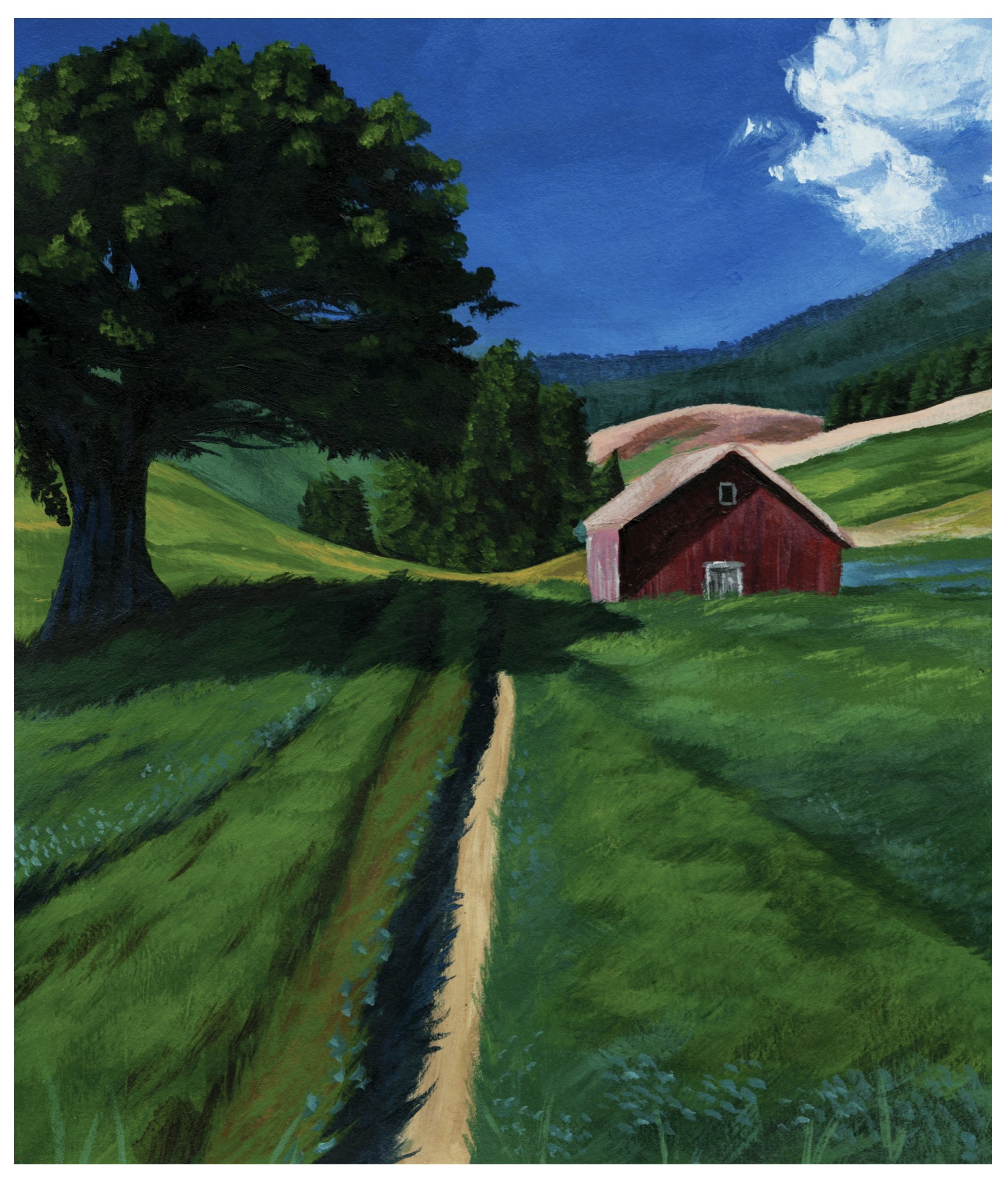 Landscape with a Barn