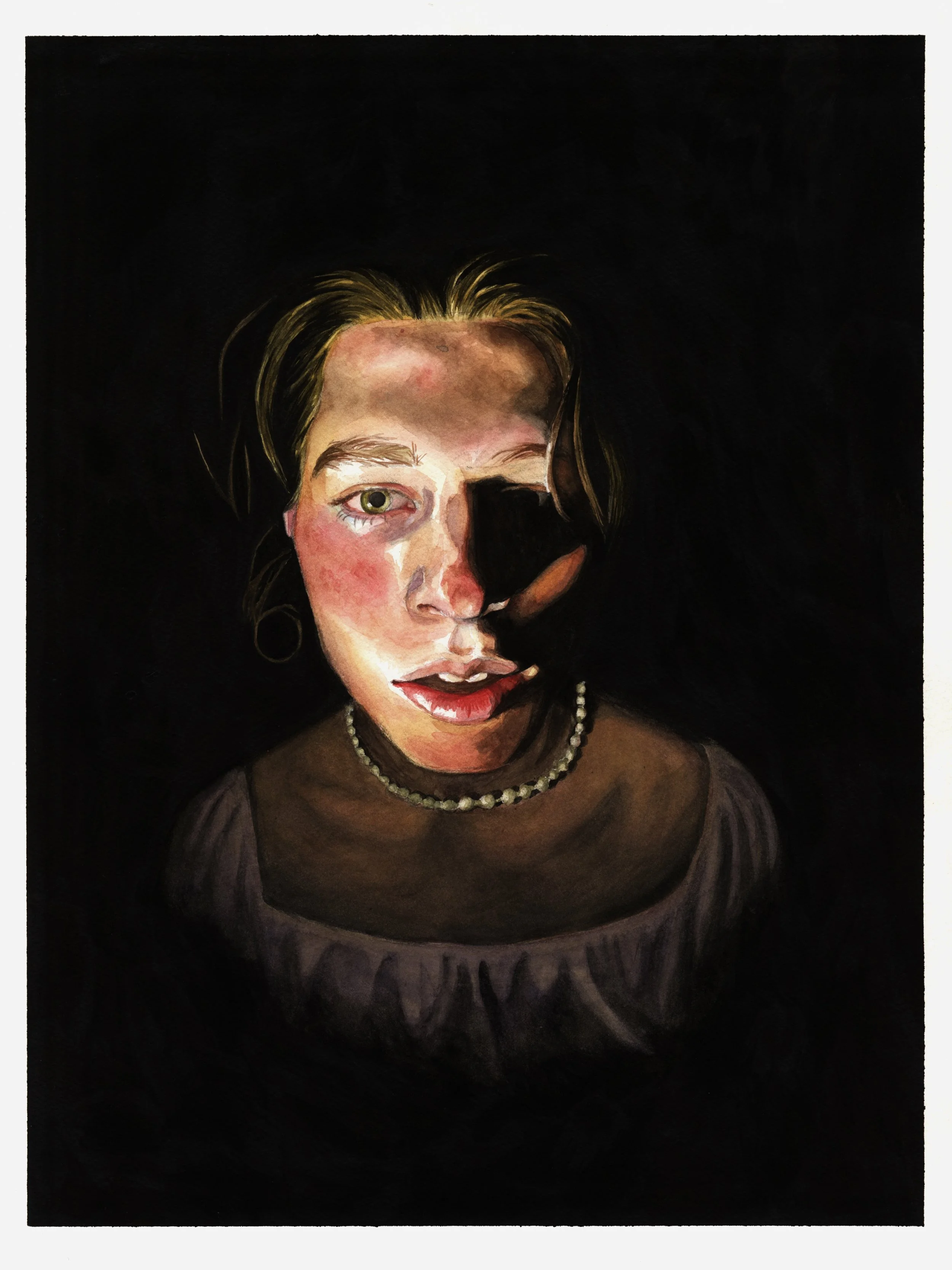 Rapunzel, 2025, watercolor, 11"x14"