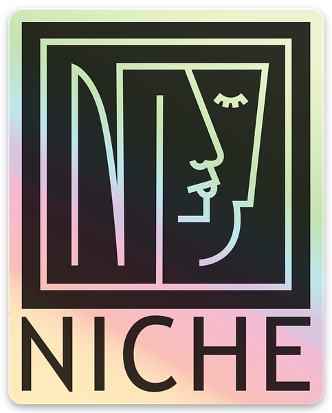 Niche Holographic Sticker 3X3