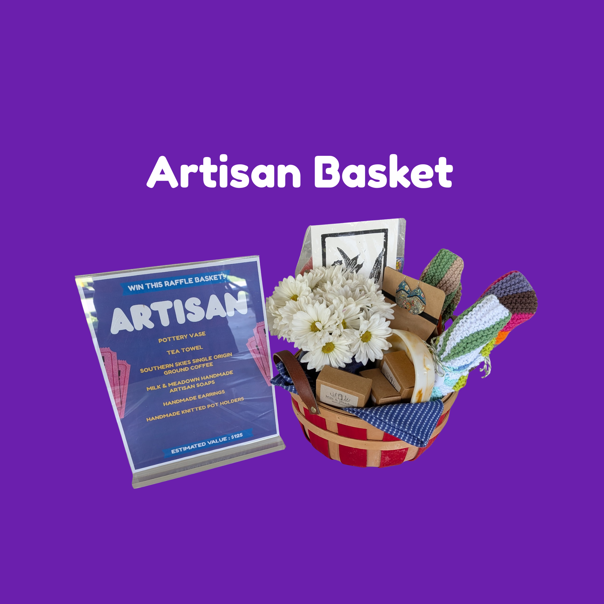 Artisan Basket -- Raffle Ticket (Drawing July 25)