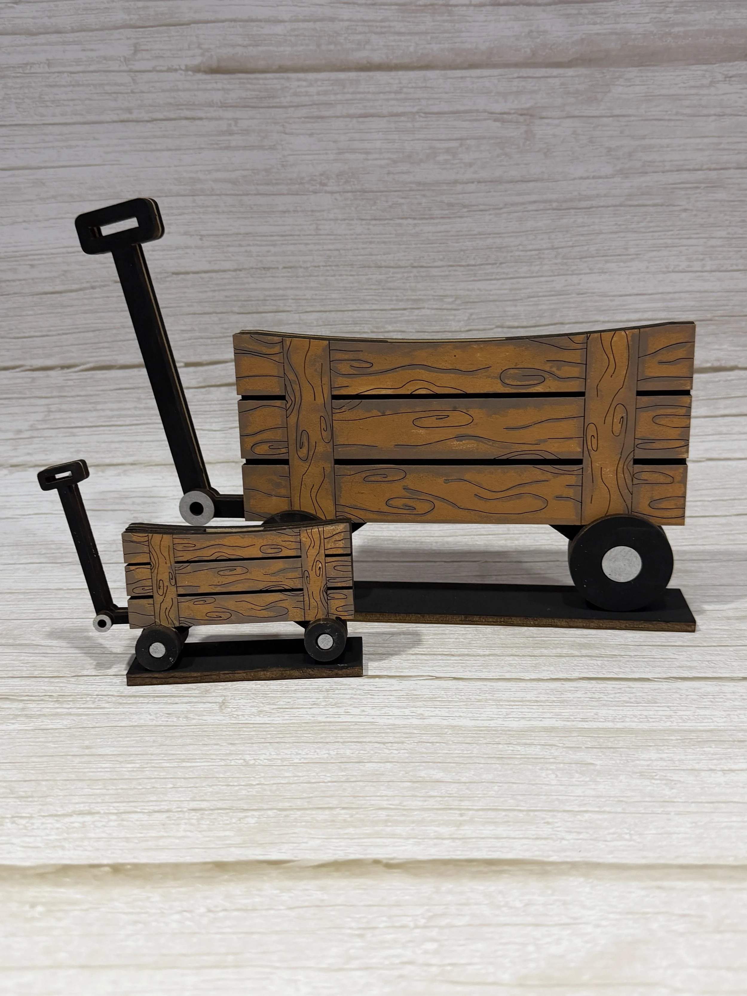 Wagon Interchangeable Basket Decor Base