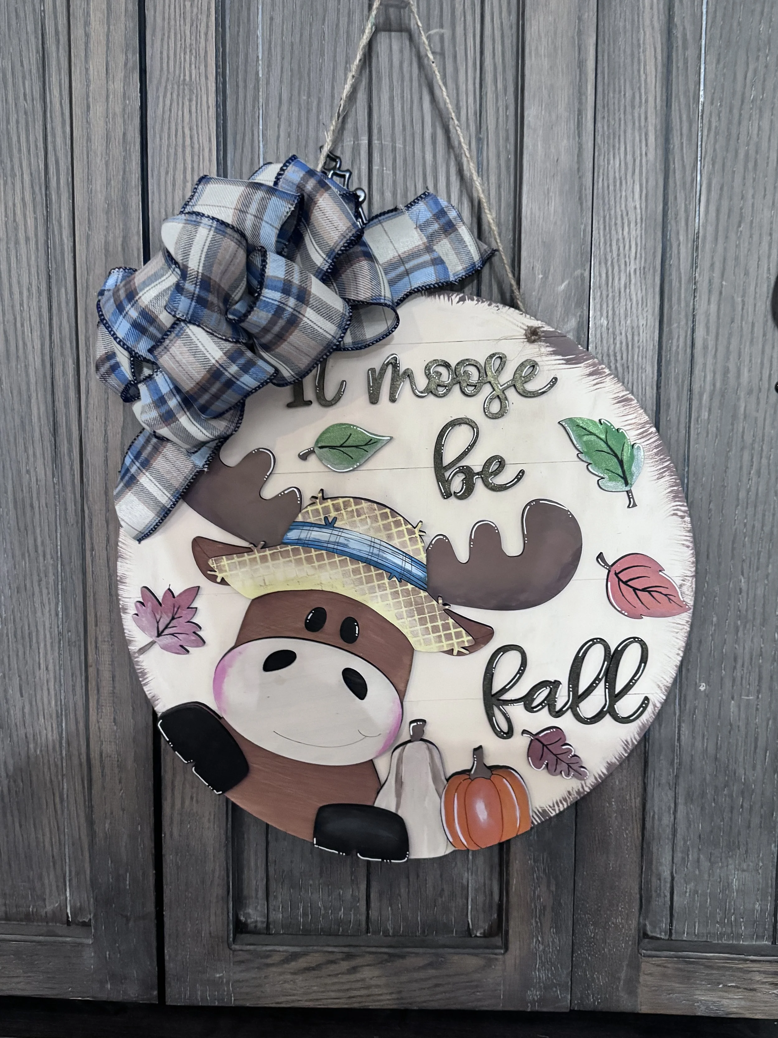 Moose Fall Door Hanger