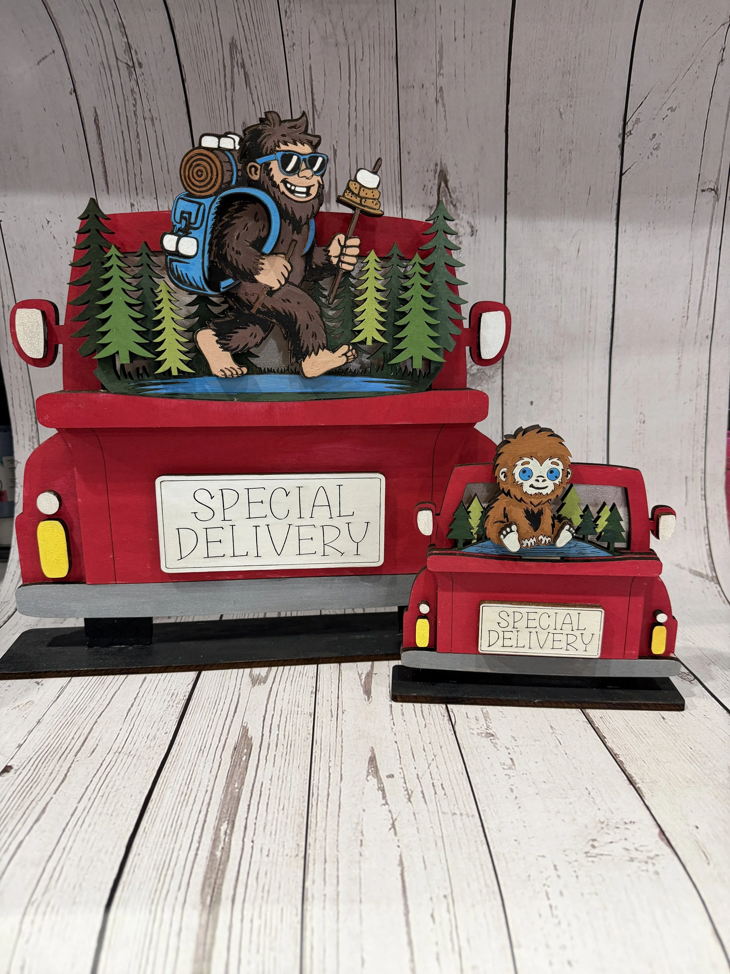 Bigfoot & Baby Forest/S'mores Basket Insert