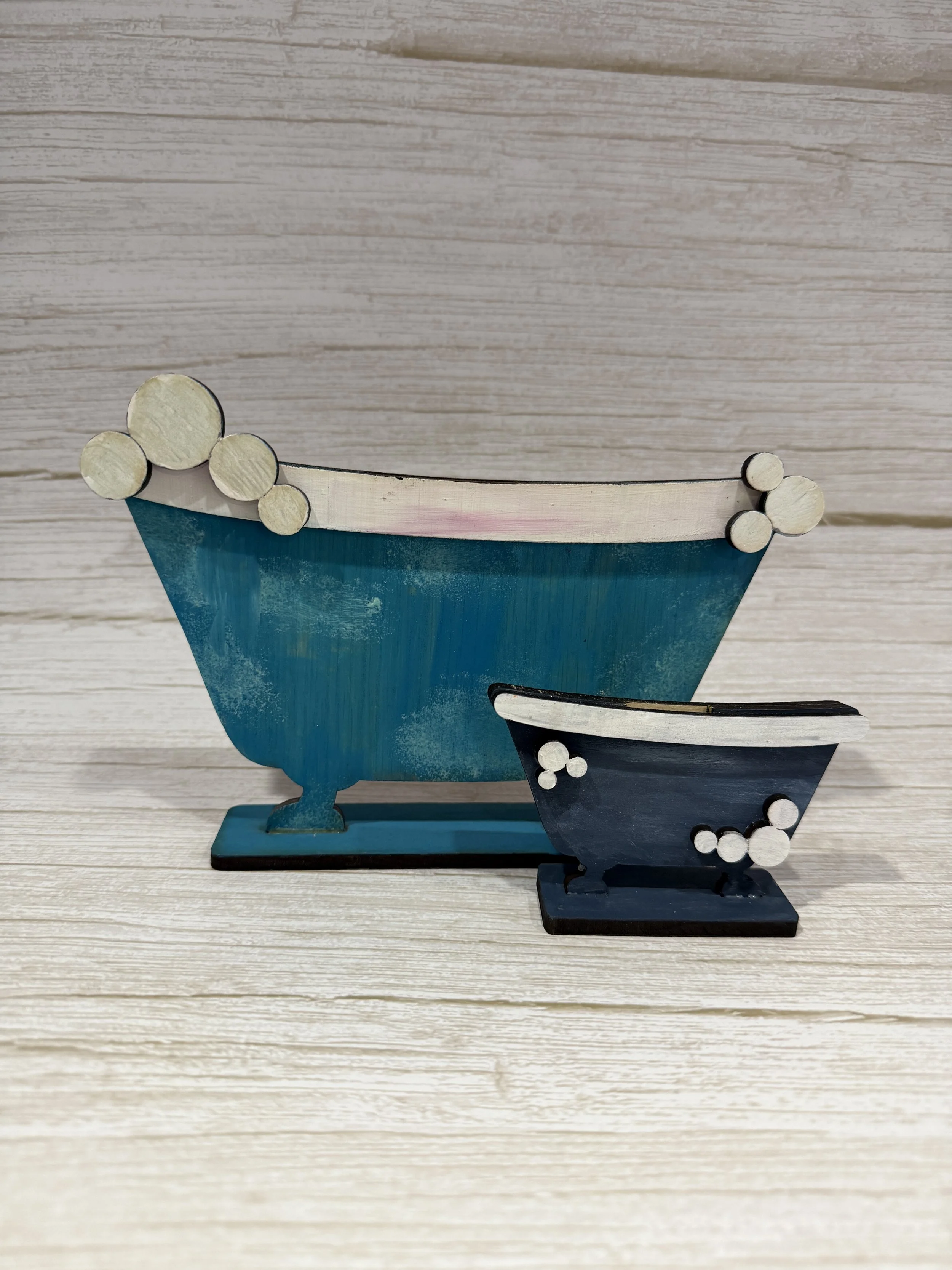 Bathtub Interchangeable Basket Decor Base