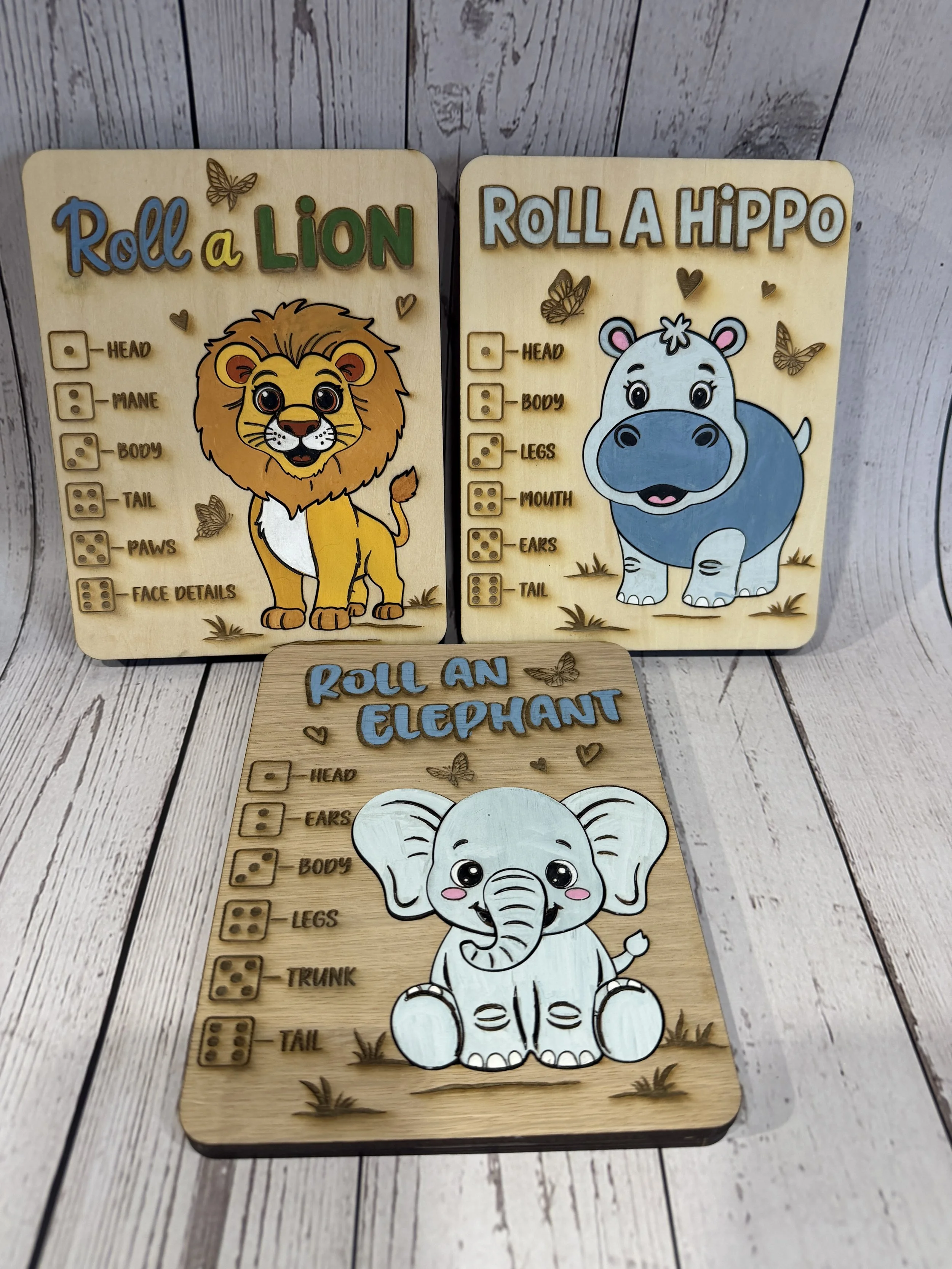Creative Animal Puzzle Dice Game for Kids
