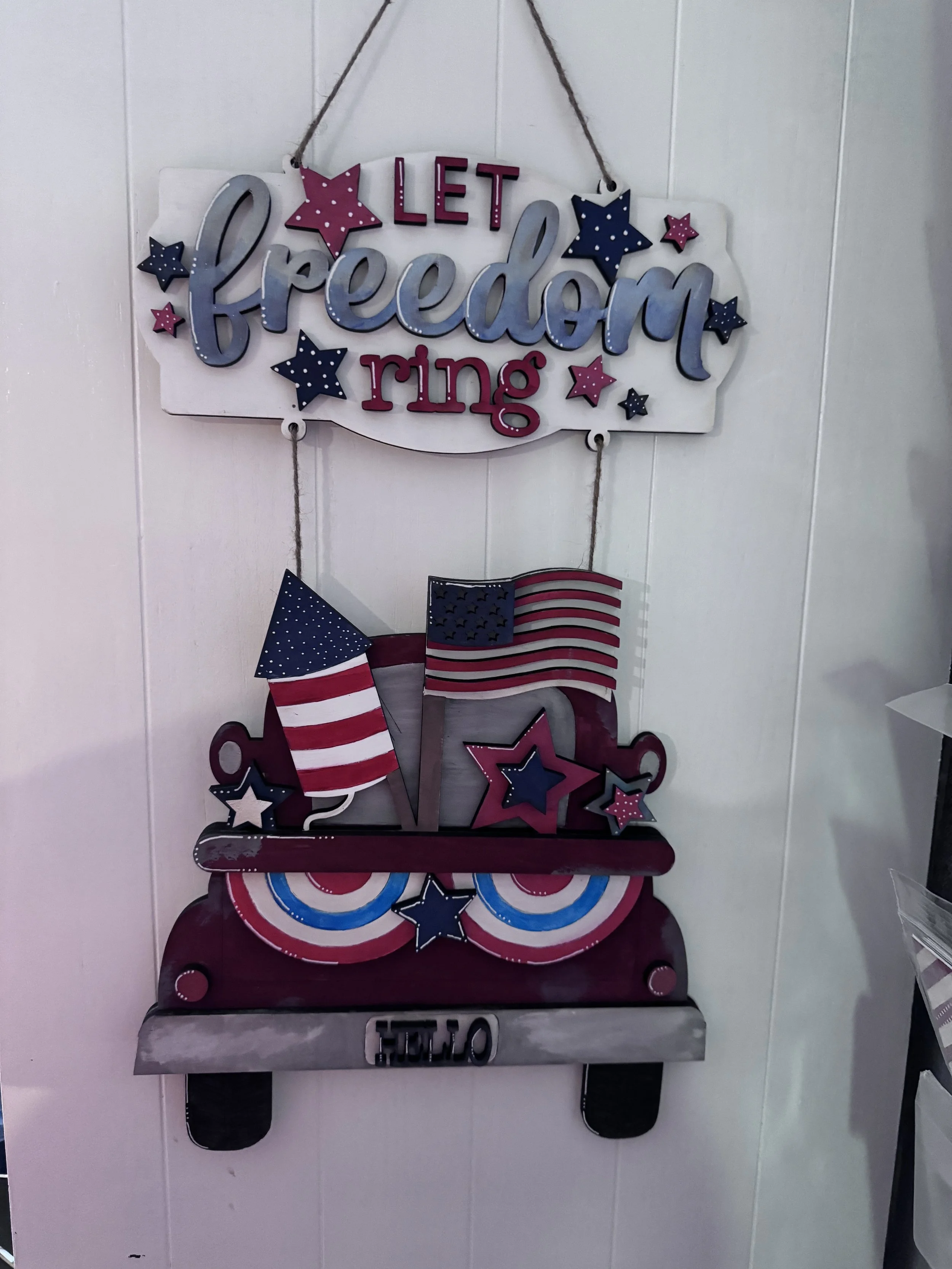 'Let Freedom Ring' Fourth of July Wall Art & DIY Kit