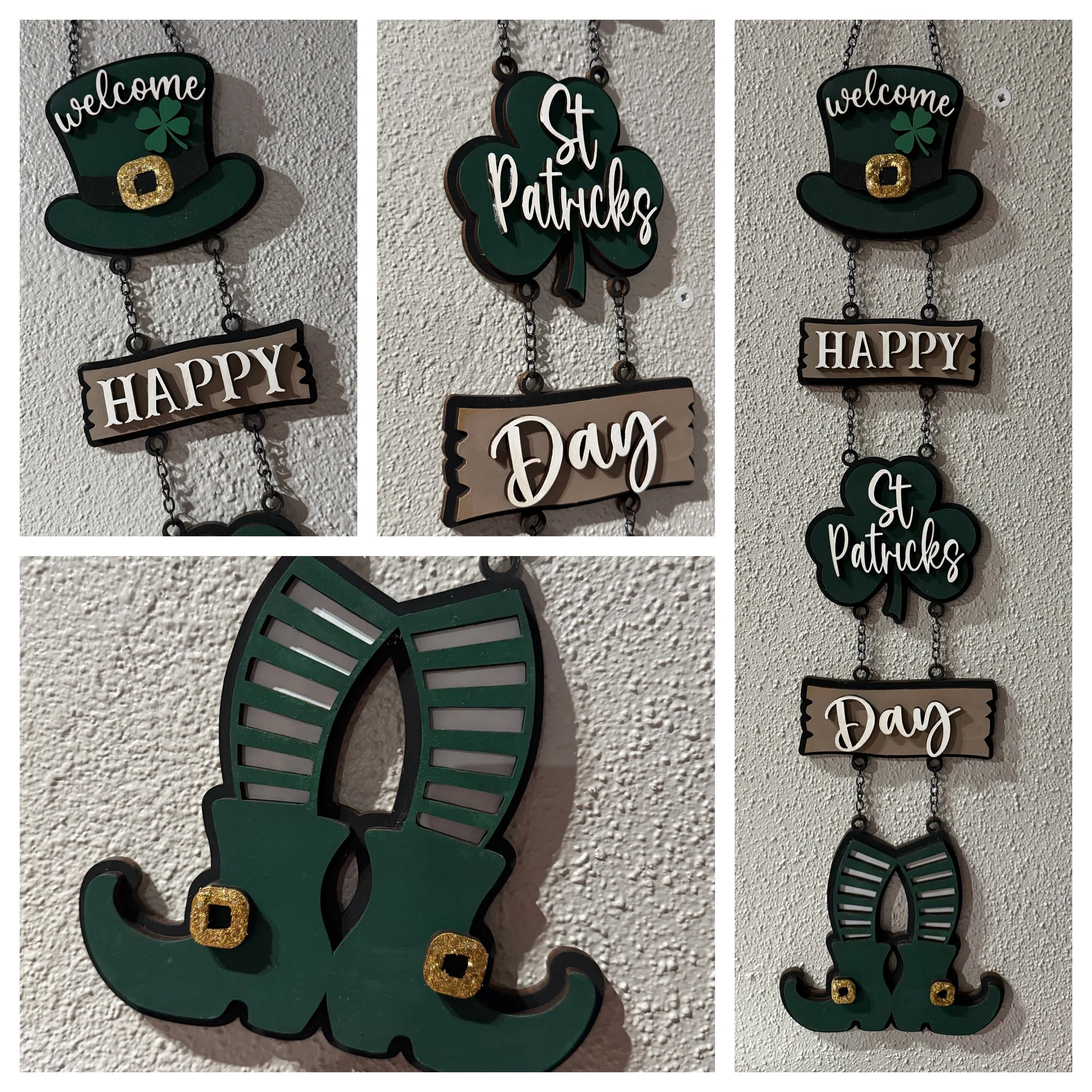 Leprechaun Whimsy St. Patrick's Wall Art