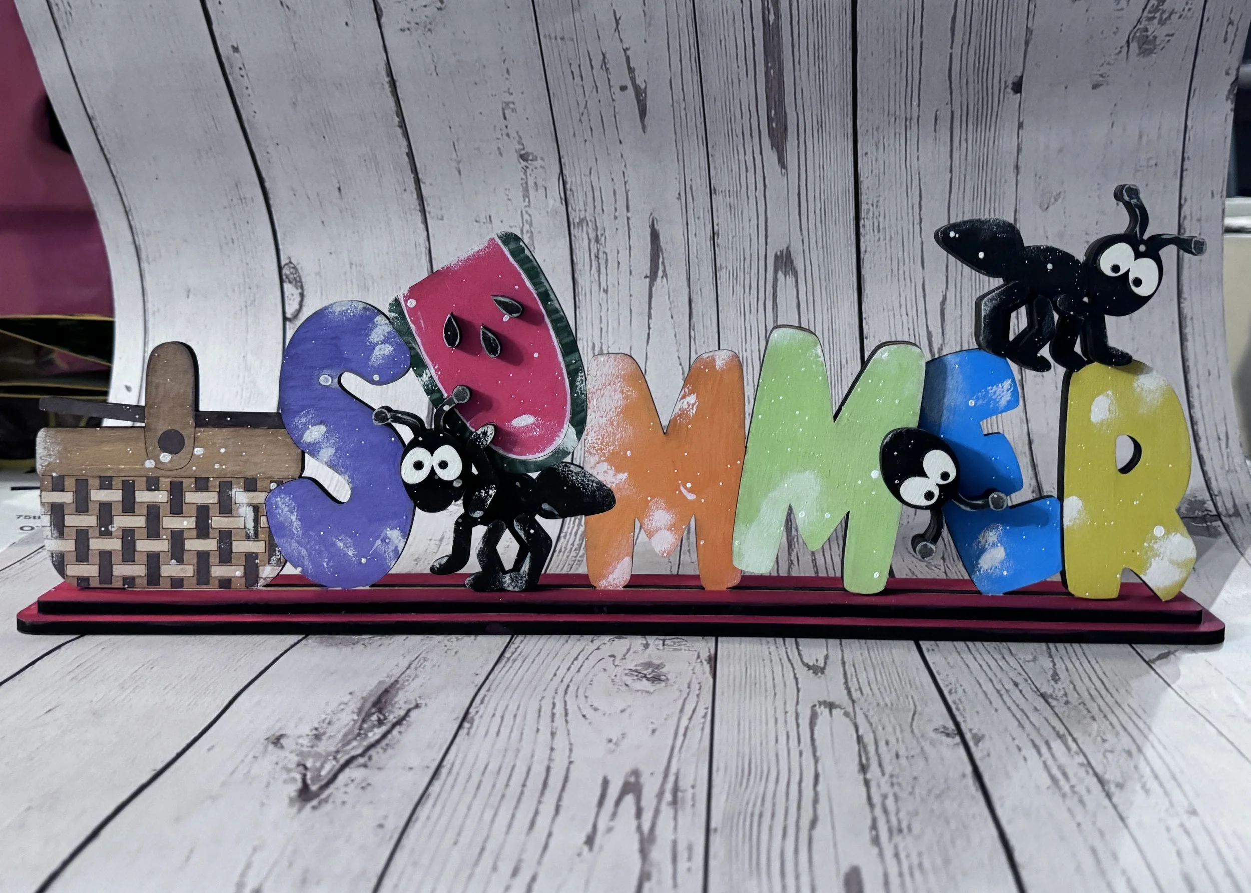 Summer Ants Shelf Sitter: Decorate or DIY