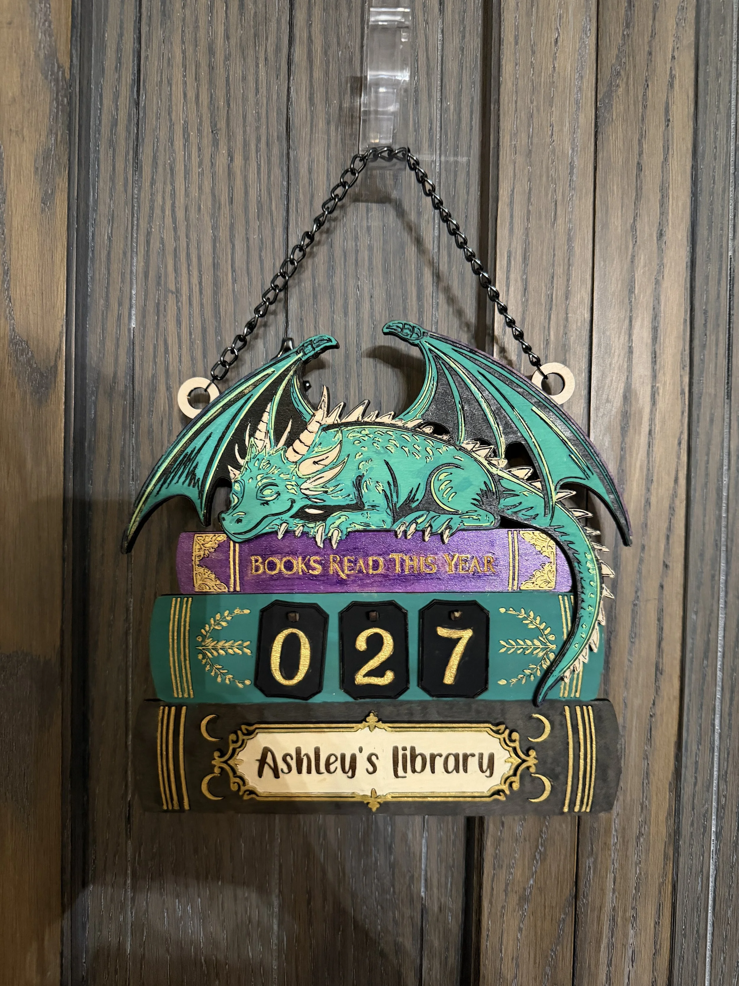 Personalized Dragon Book Tracker