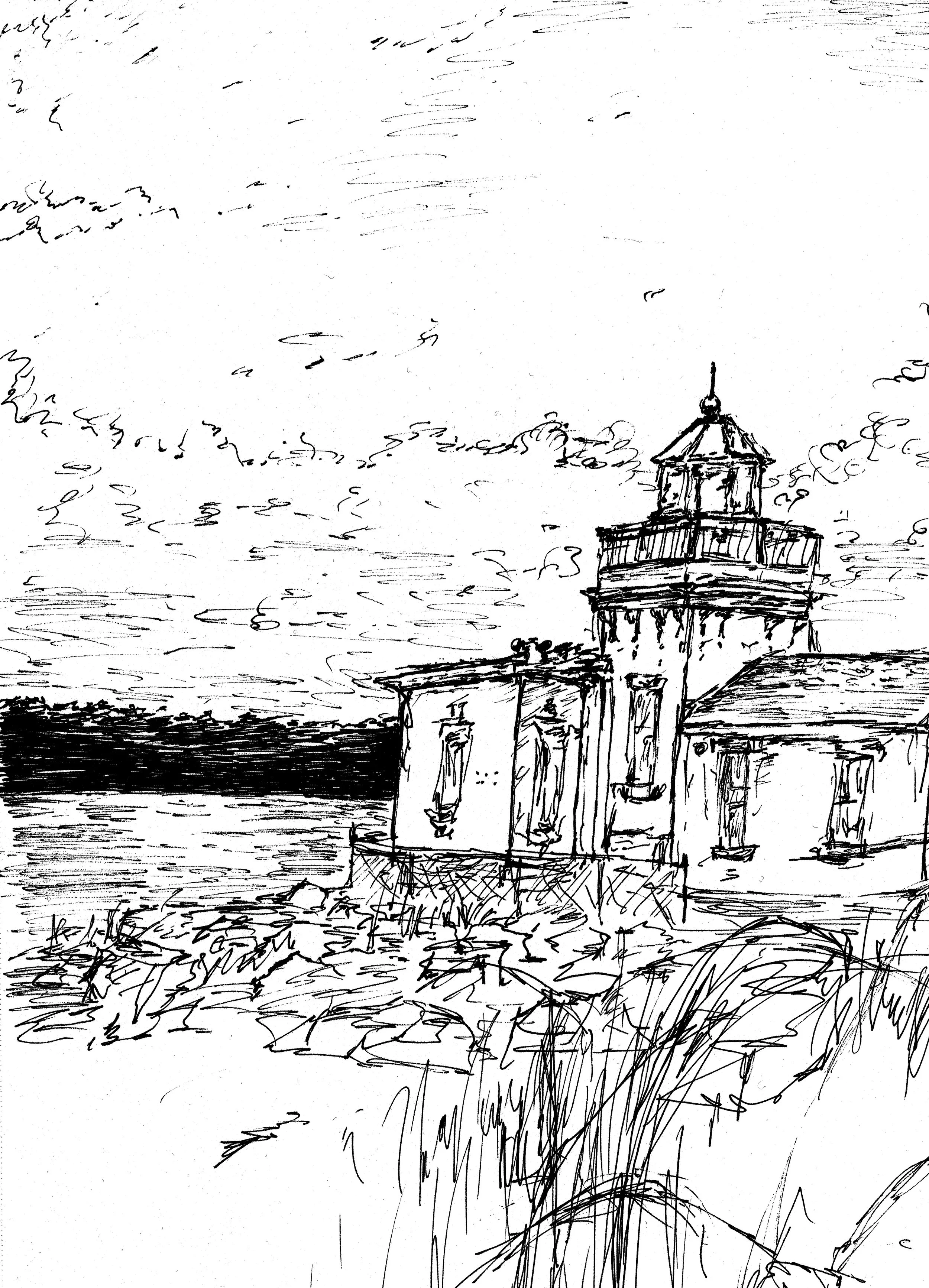 lighthouse black and white.JPG