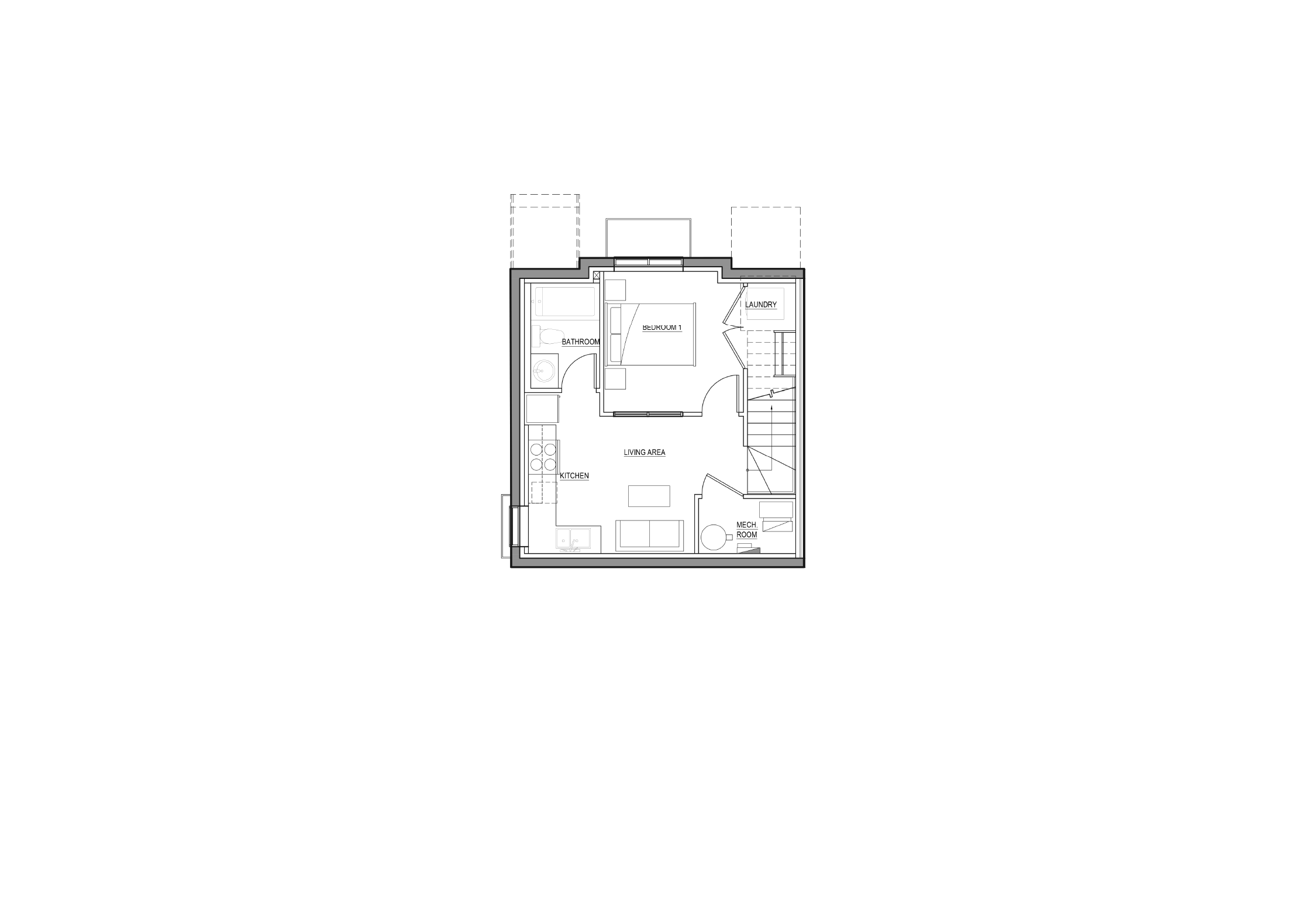 Lower Unit - 1 Bedroom