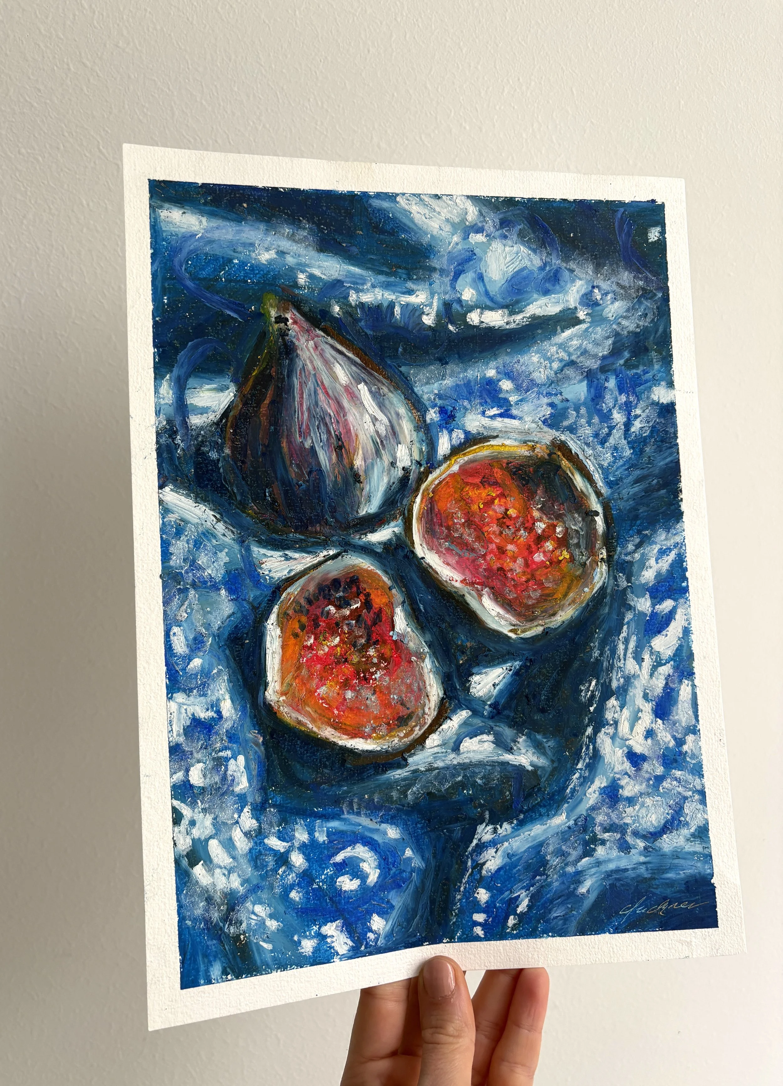 "Higos" oil pastel on 200 gsm cotton paper, 2025- 29 x 21 cm (11,5" x 8,5")2.jpg