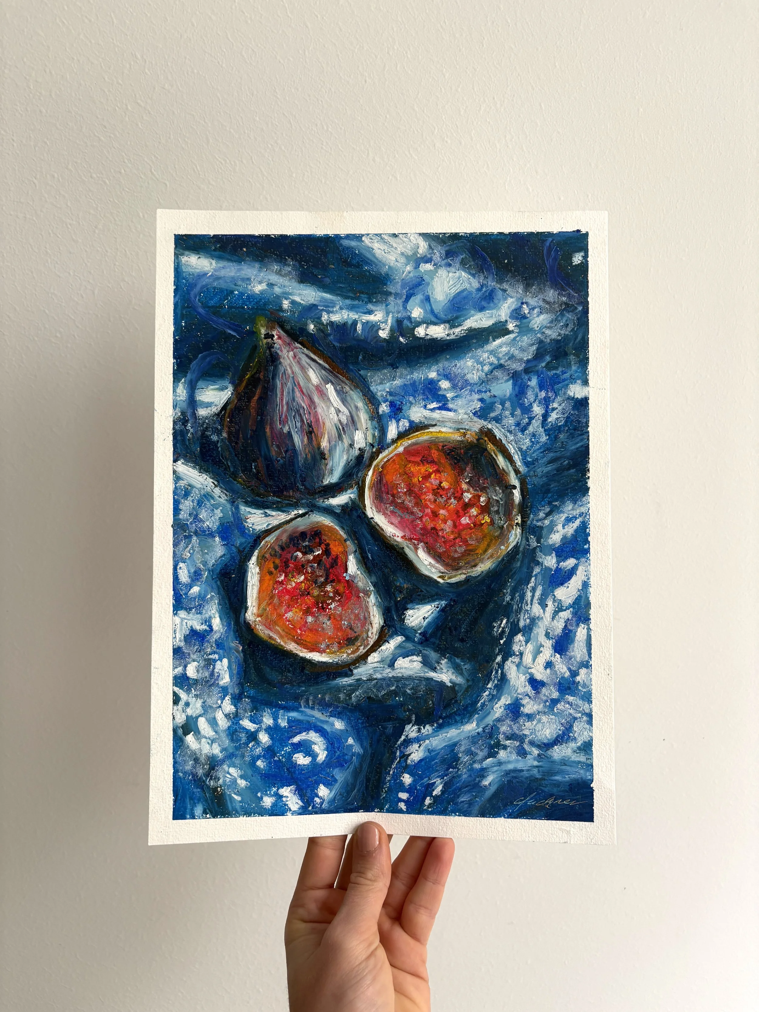 "Higos" oil pastel on 200 gsm cotton paper, 2025- 29 x 21 cm (11,5" x 8,5")1.jpg