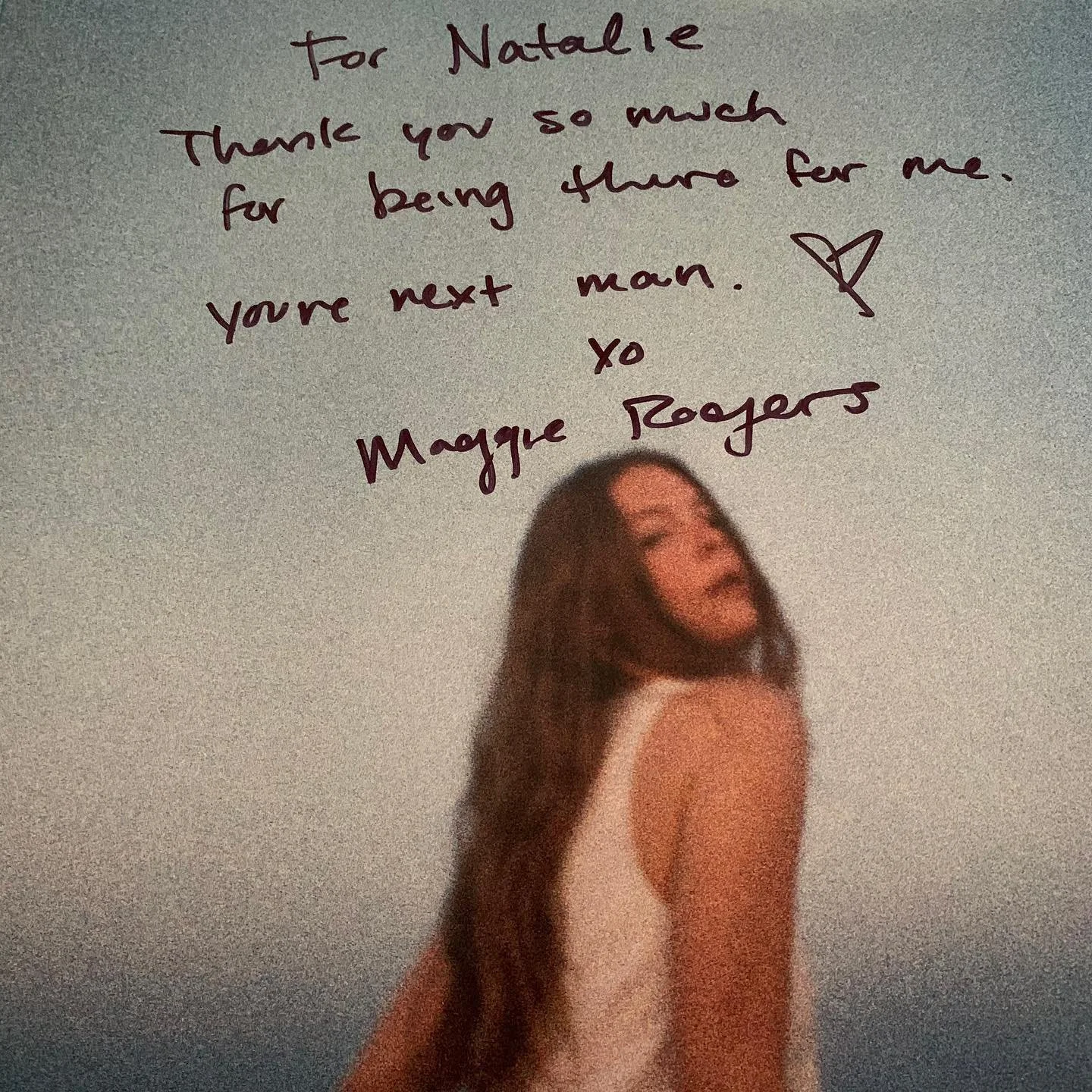 Throwback to one of the highlights of my life, Amy and I meeting Maggie Rogers at a listening party for her album HIAPL!! I told her that I was a singer/songwriter and I wanted her life, this is what she wrote forever blowing my mind
