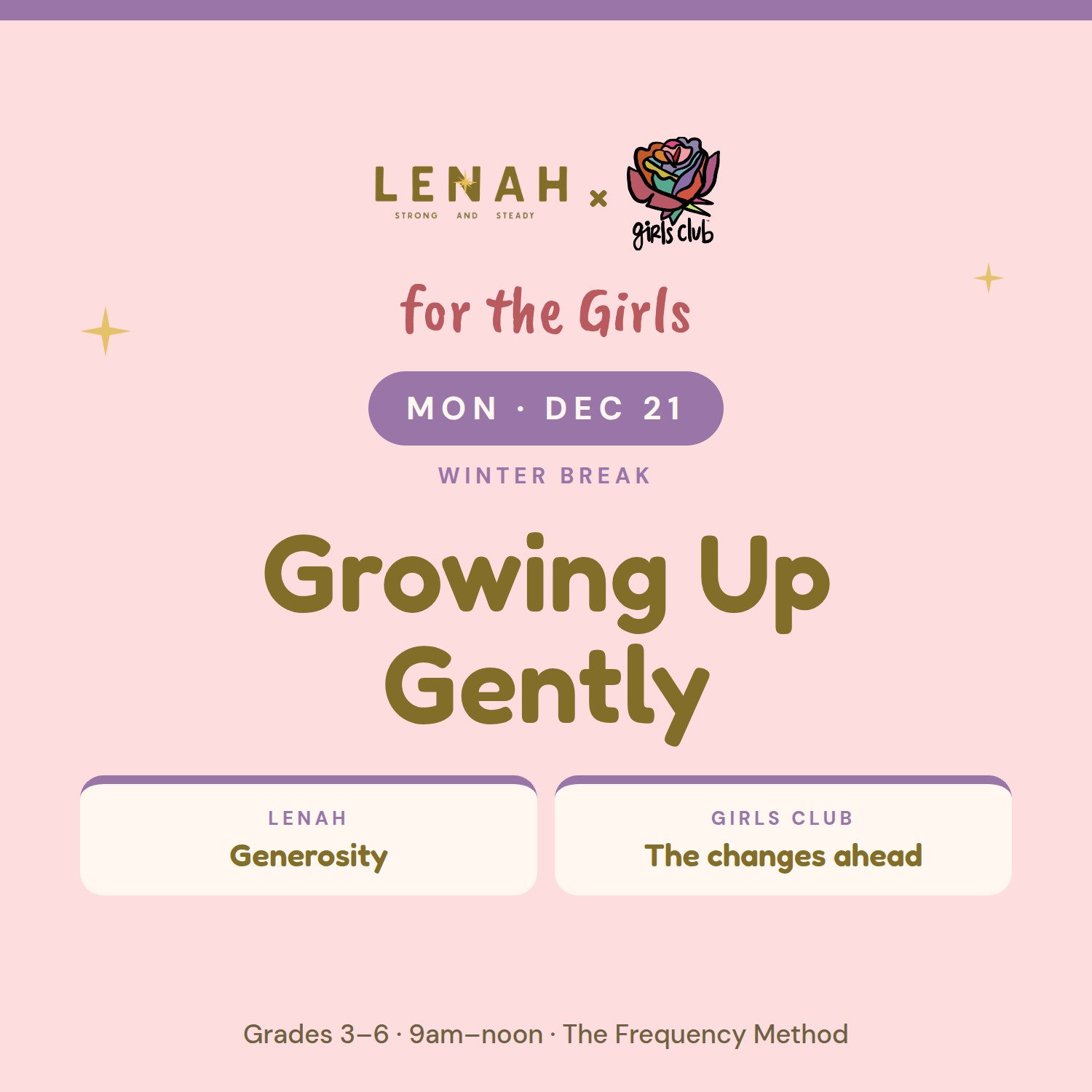 Growing Up Gently (12/21)