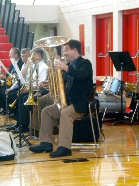 Western Piedmont Symphony Orchestra run-out kiddie concert, Newton-Conover, NC, 2009