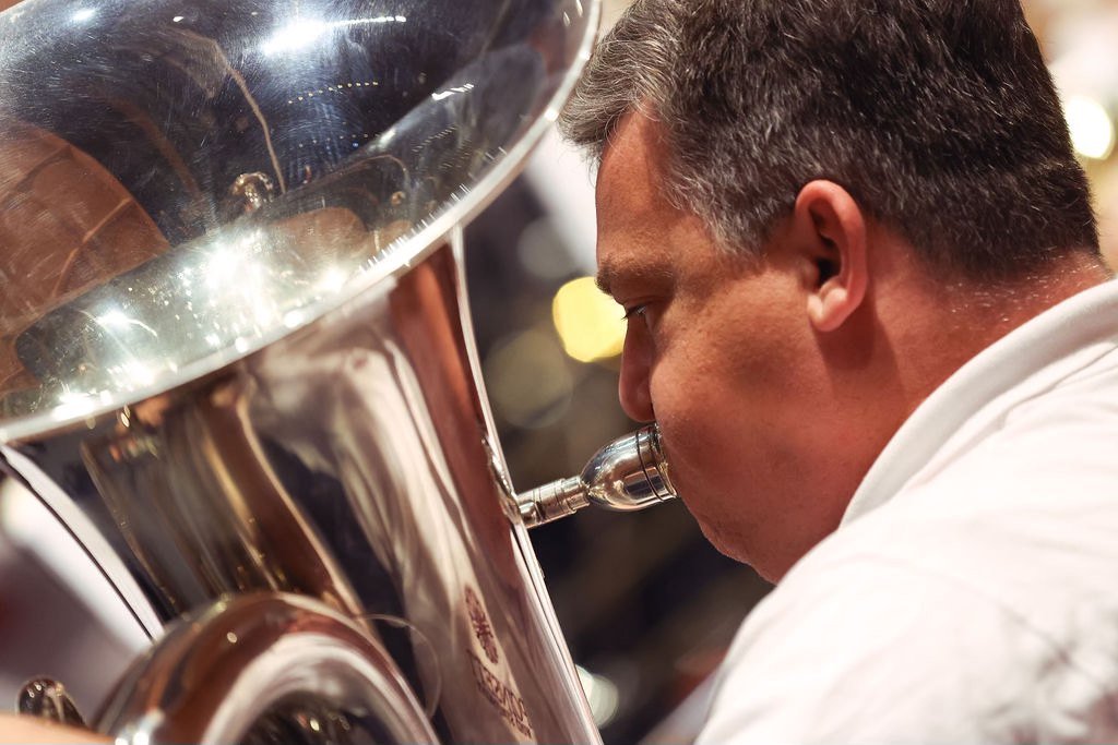 Performing with Poinsett Wind Symphony, 2024