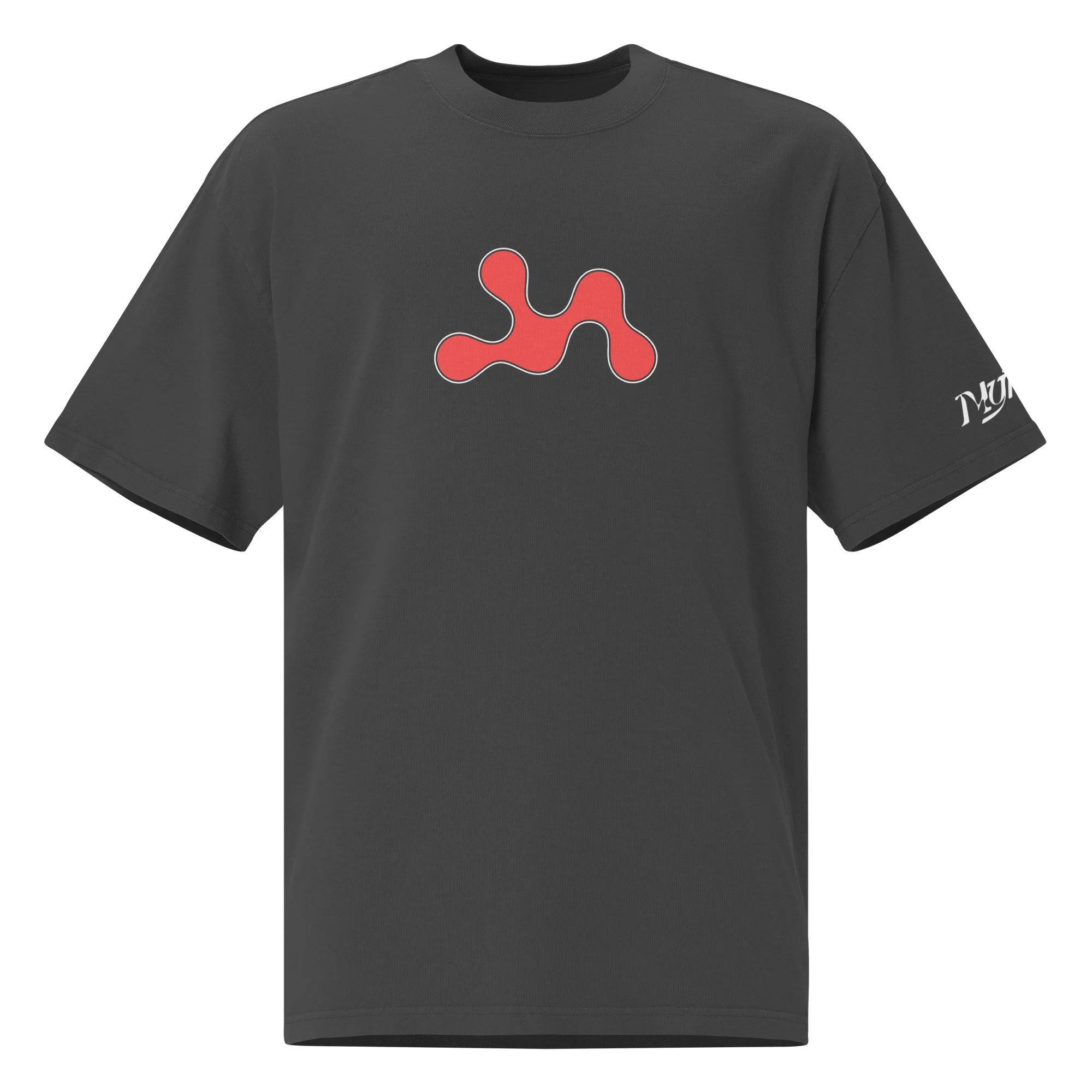 Oversized Tee - Coral Logo