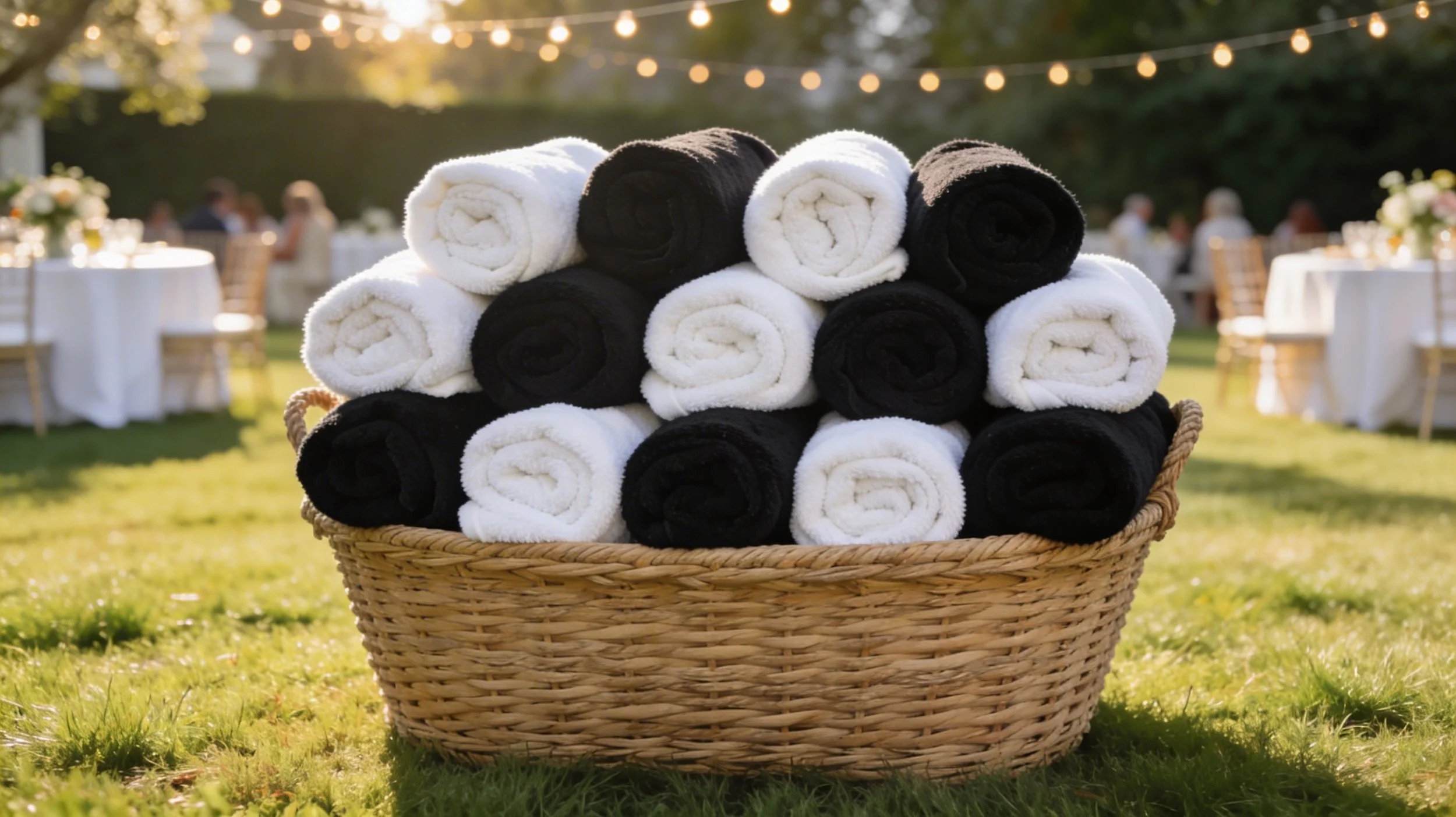 Black + White Fleece Throw Blanket Bundle