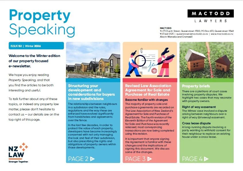 Property Speaking (Winter 2026 edition)