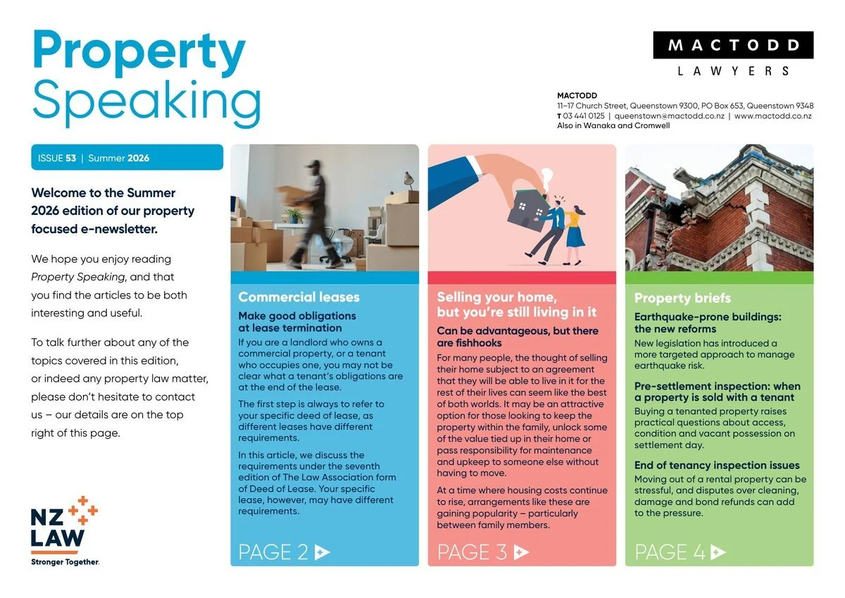 Property Speaking (Summer 2026 edition)