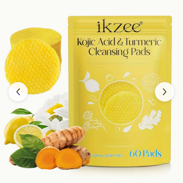 Kojic Acid Turmeric Cleansing Pads