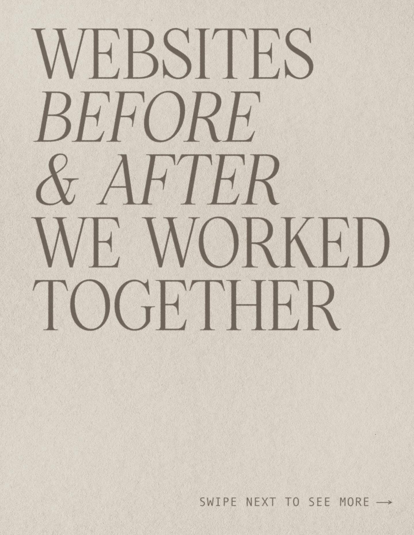 The ultimate digital glow-up! ✨

I&rsquo;ve worked behind the scenes on some serious website magic for four absolutely incredible wedding industry pros. 🥂 From visionary planners and brilliant stylists to floral artists who literally bring dreams to