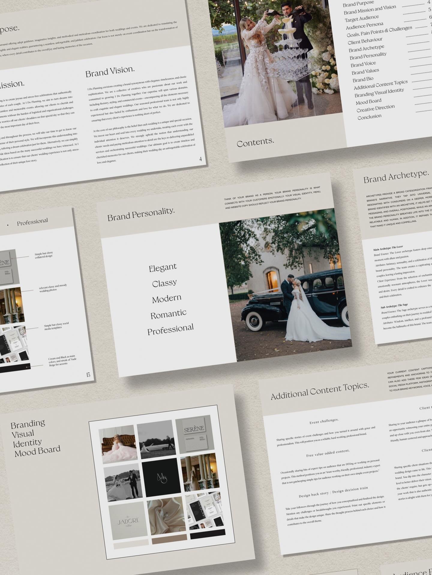 Translating a wedding planner and stylist&rsquo;s immaculate taste into a comprehensive brand strategy. Luxury is all in the details, and a strong brand identity ensures that every client interaction feels exclusive and highly tailored from the very 