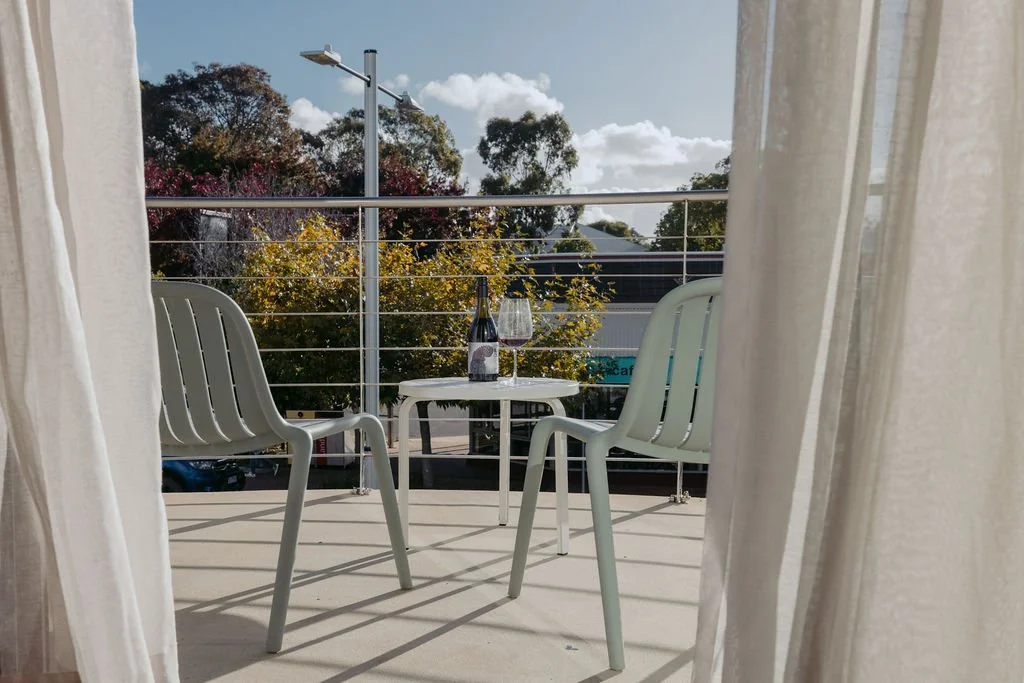Overlooking the sights of Margaret River main street