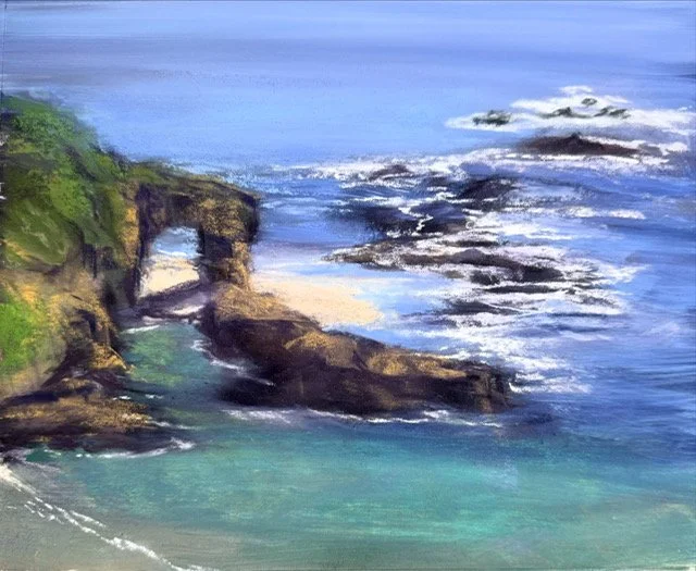 "Treasure Island Found" 8x10 Pastel $550