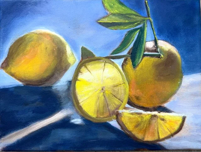 " Lemon Light" 9X12 Oil  $550