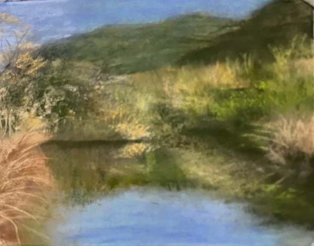 "Aliso Canyon Reflections" 6x8 Pastel $450.