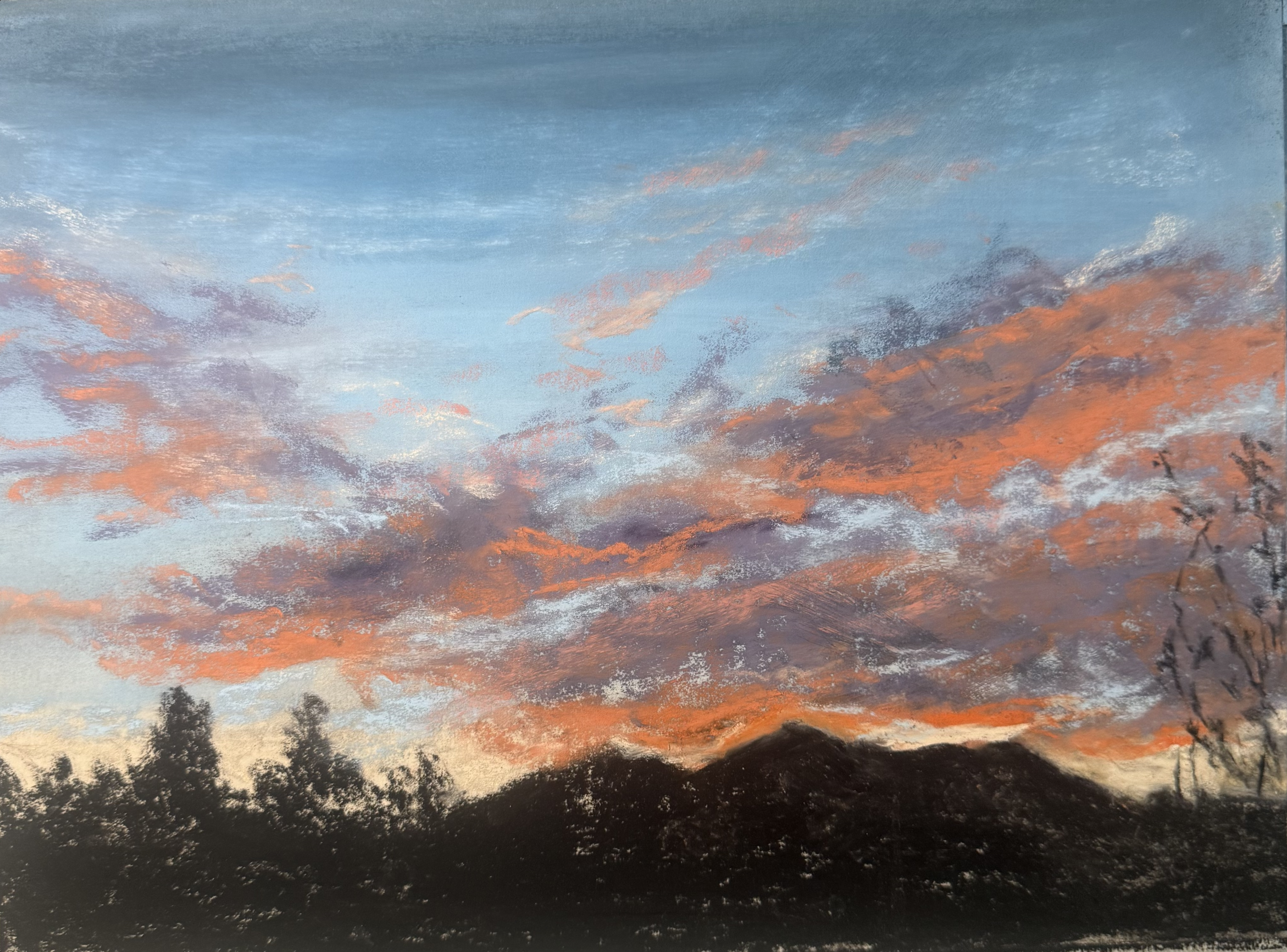 "Canyon Light"  9x12   Pastel  $650