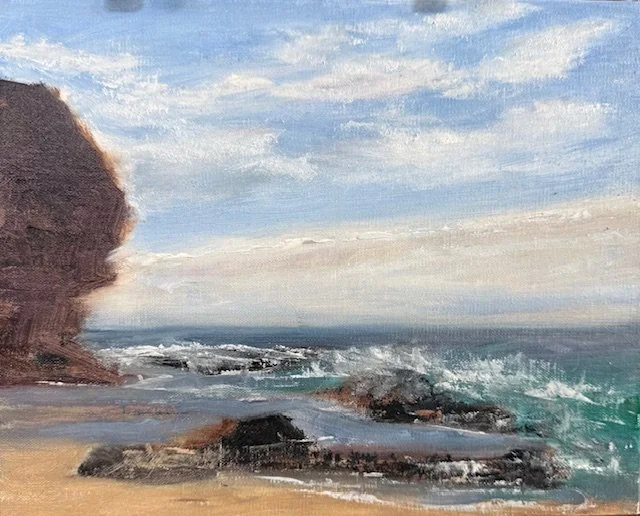 "Sun Breaks Through" 8x10 Oil $550.