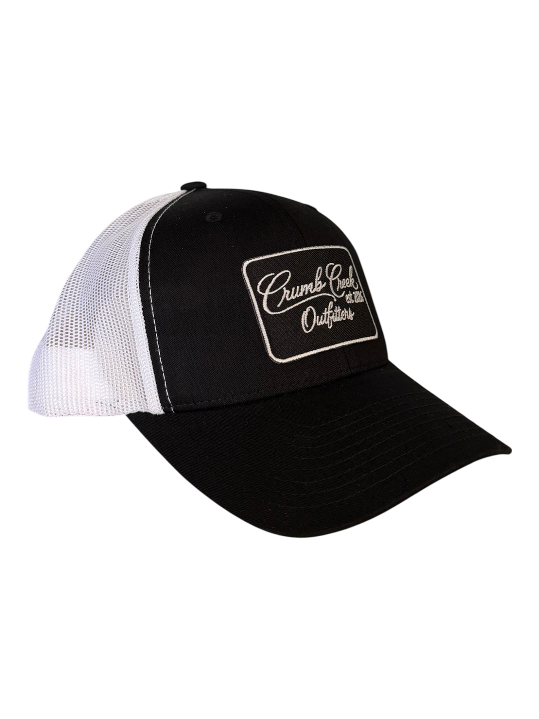 Flagship Patch Hat - Regular Crown - Black/White