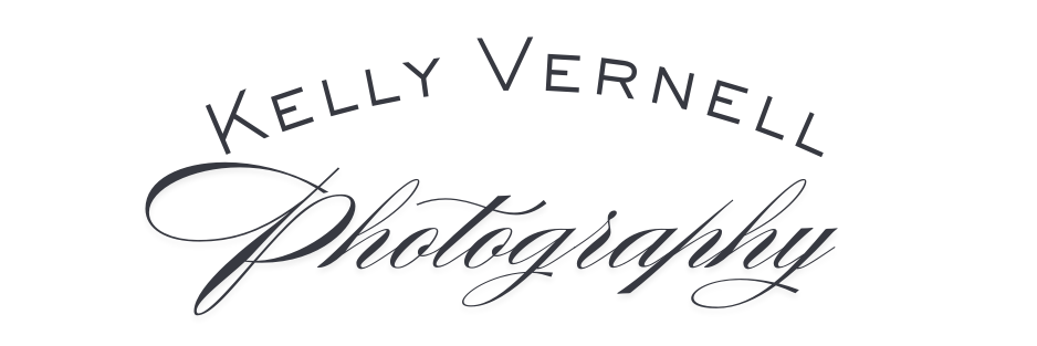 Text reading 'Kelly Varnell Photography' with stylish fonts.