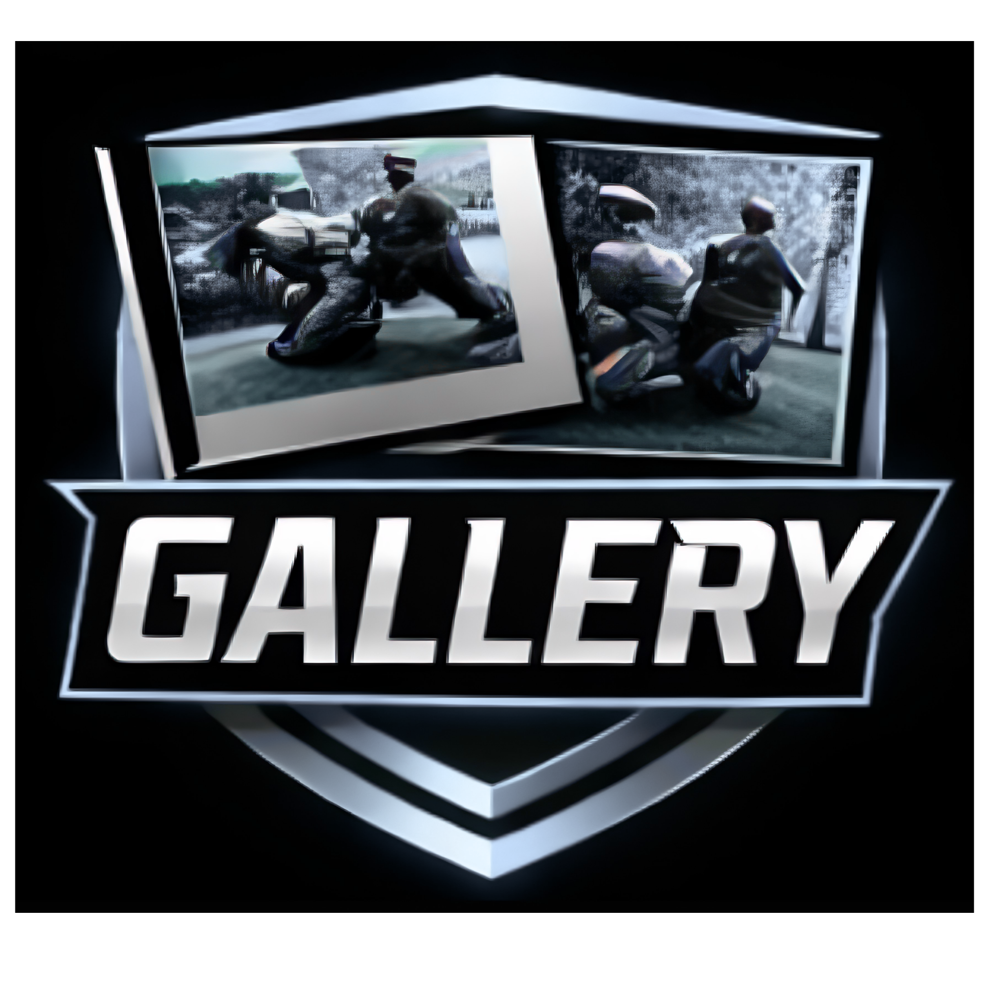 Call of Duty logo with reflective black background