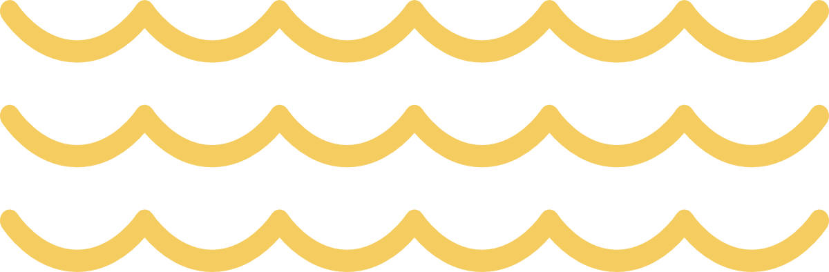 Yellow wave pattern