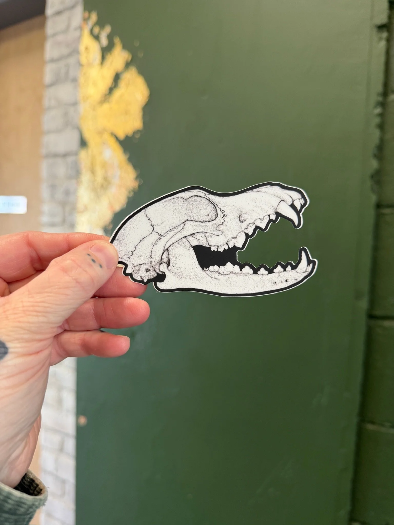 Fox Skull Sticker
