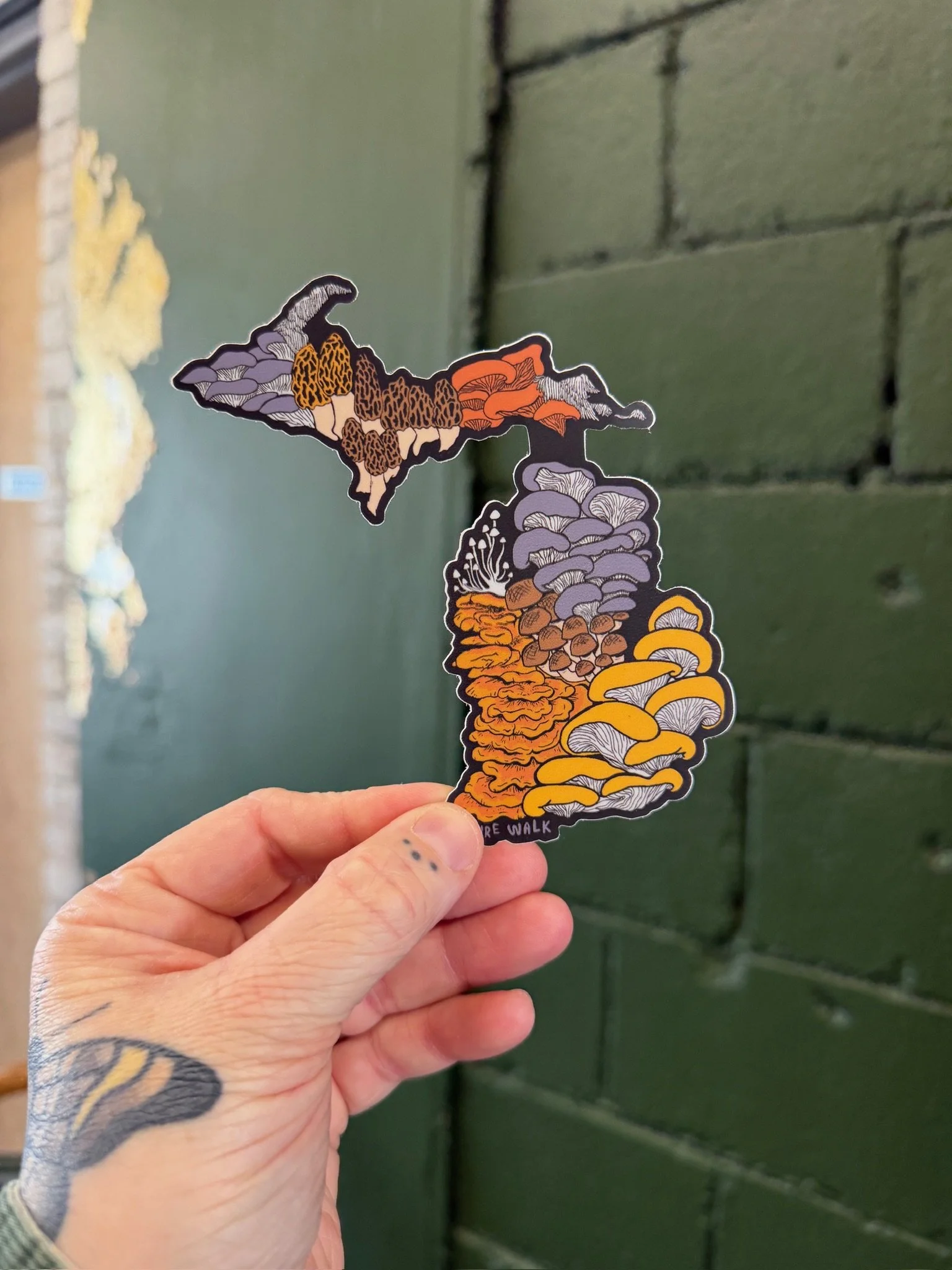 Mushroom Overgrowth Sticker